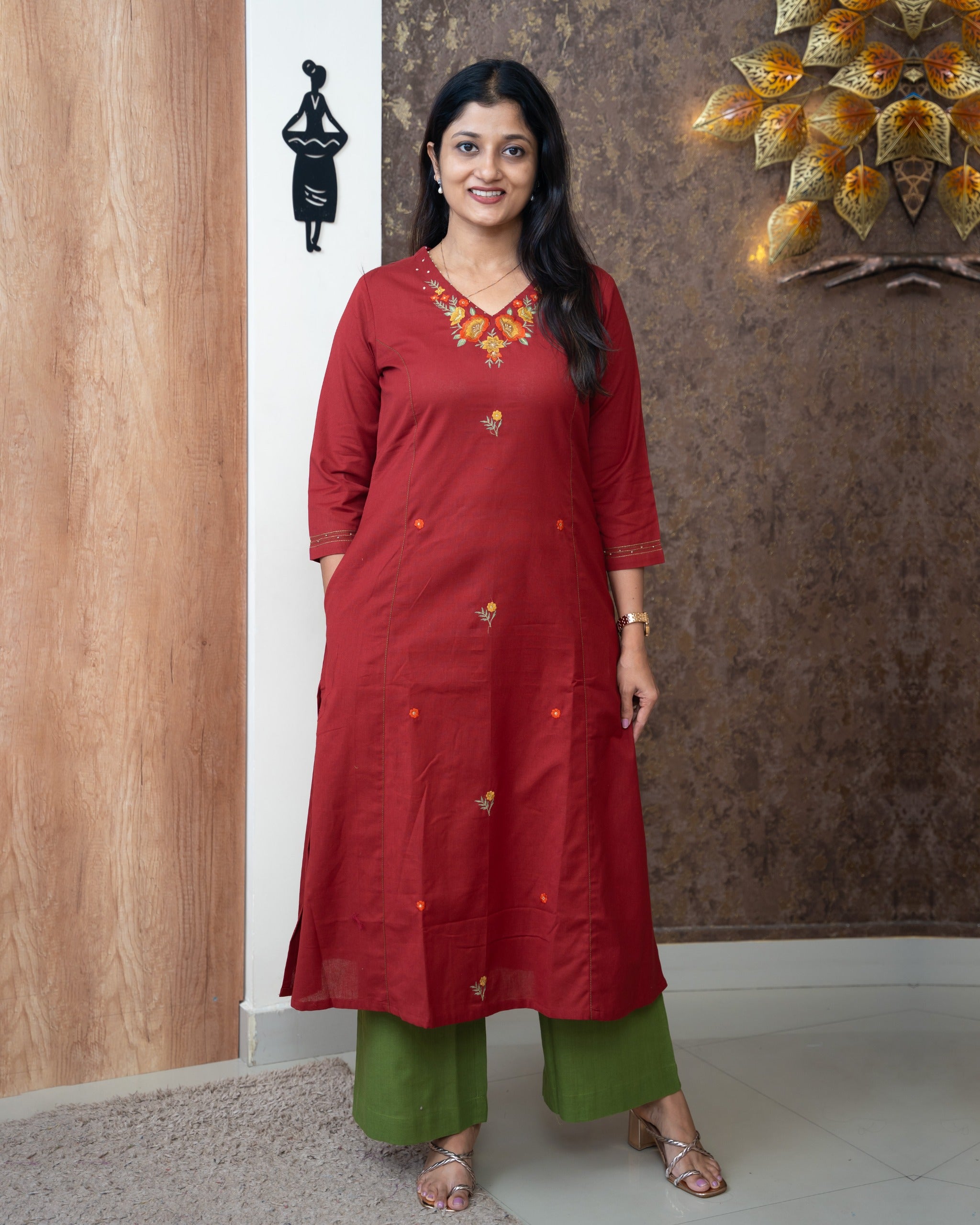 Load image into Gallery viewer, Cotton Kurti-5537