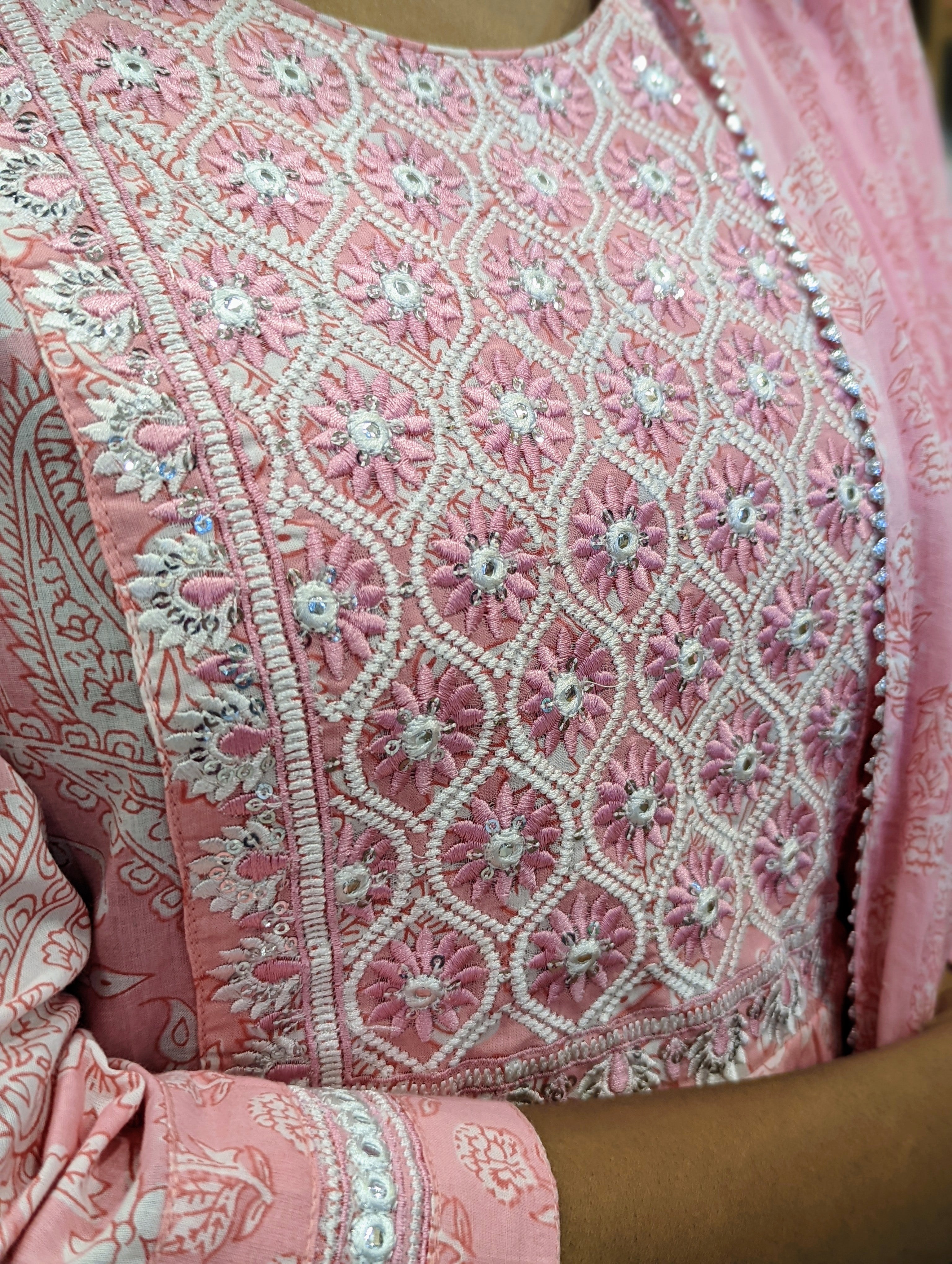 Load image into Gallery viewer, Jaipur Printed Anarkali Suit-2632