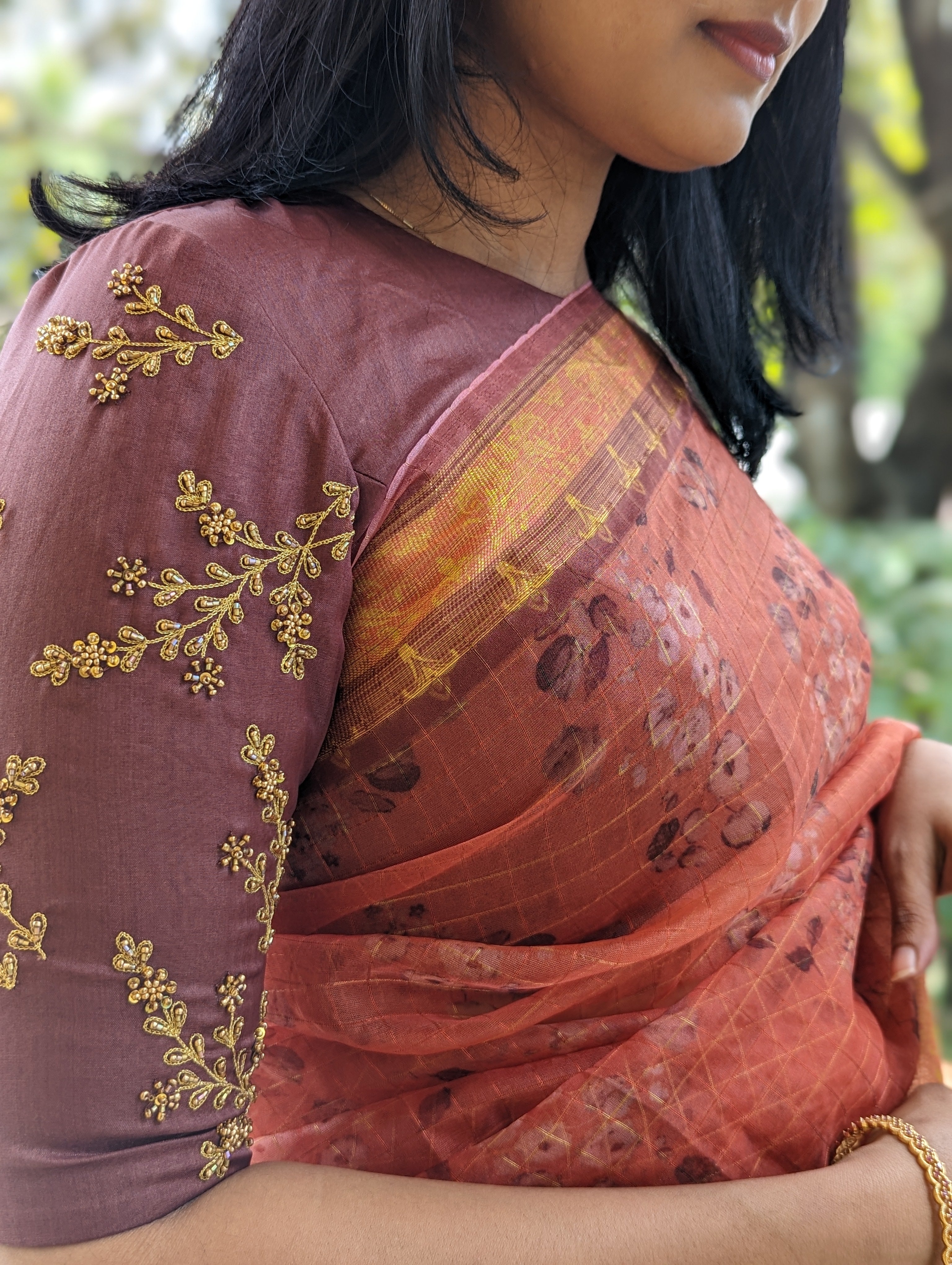 Load image into Gallery viewer, Designer Saree With Blouse.