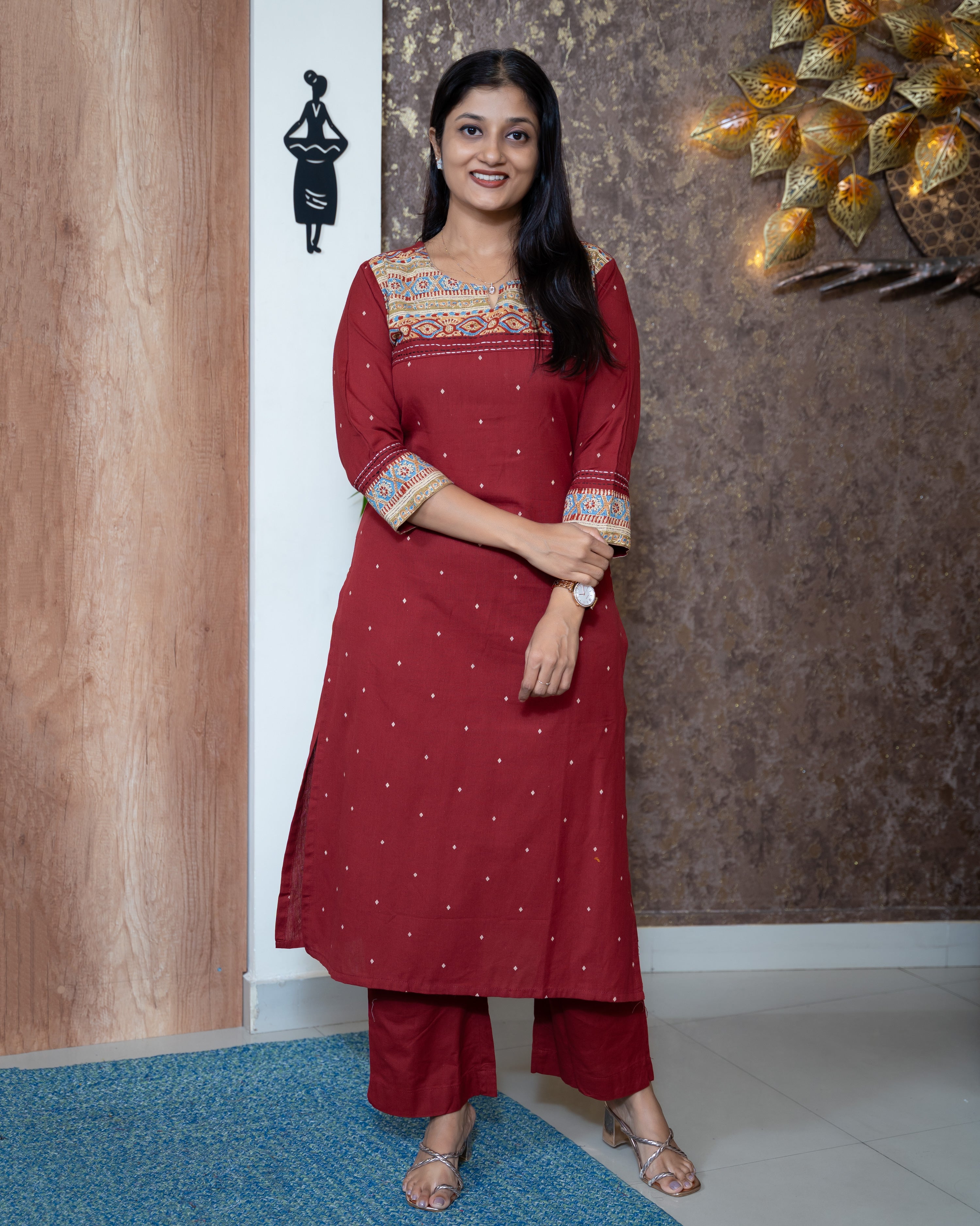 Load image into Gallery viewer, Cotton Co-Ord Set-
