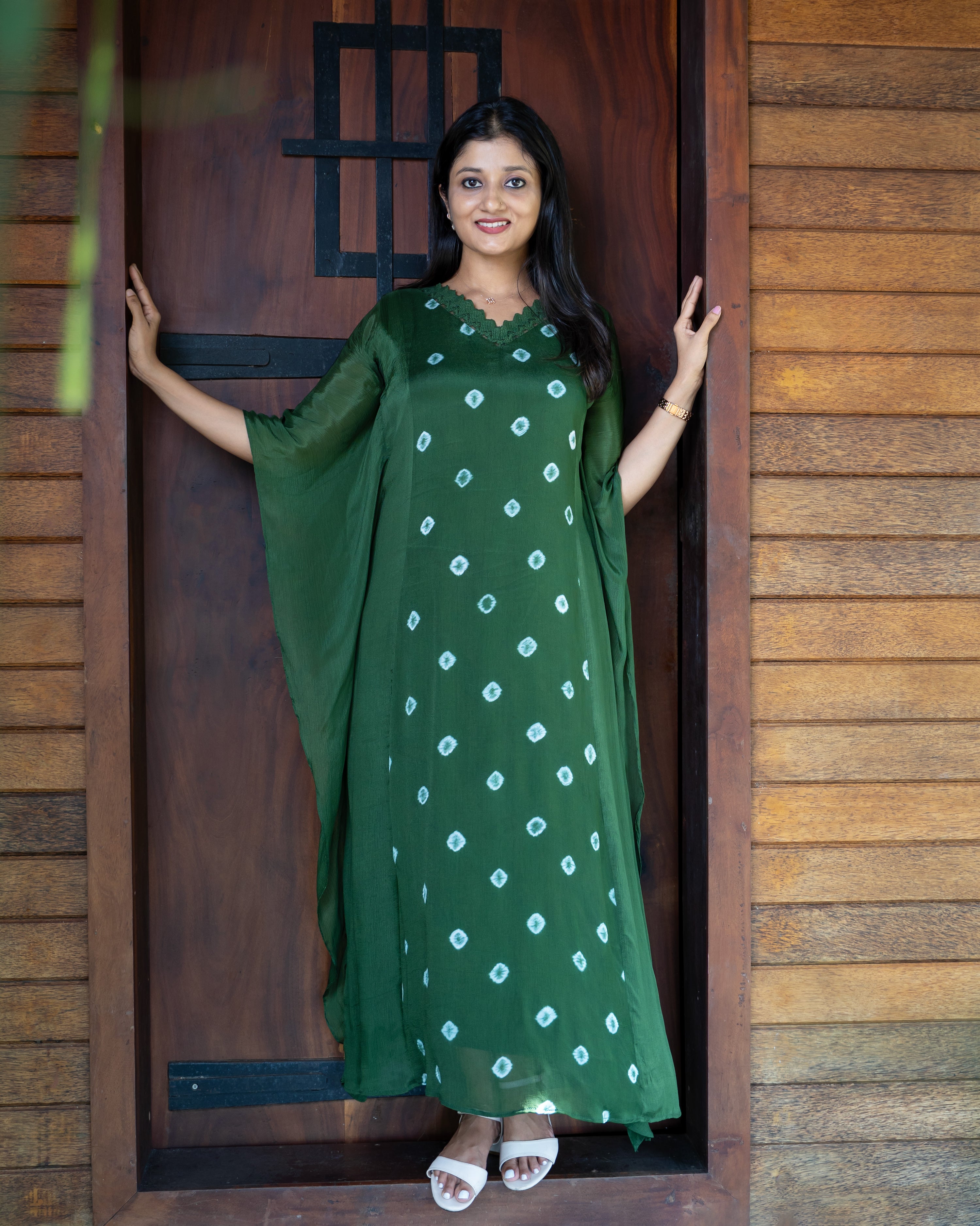 Load image into Gallery viewer, Chinnon Chiffon Designer Kaftan(Pre-Order)-4617
