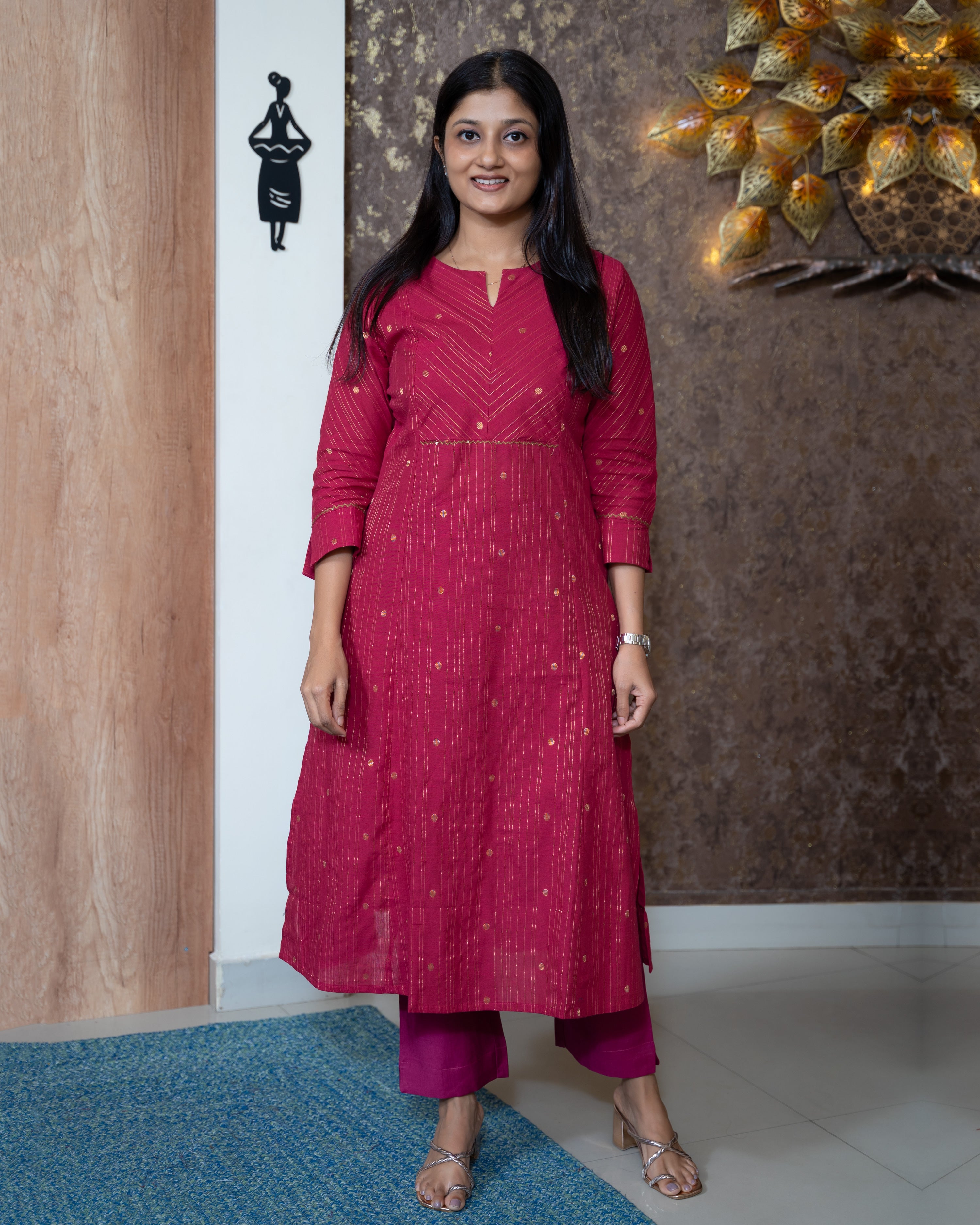 Load image into Gallery viewer, Cotton Kurti-8553
