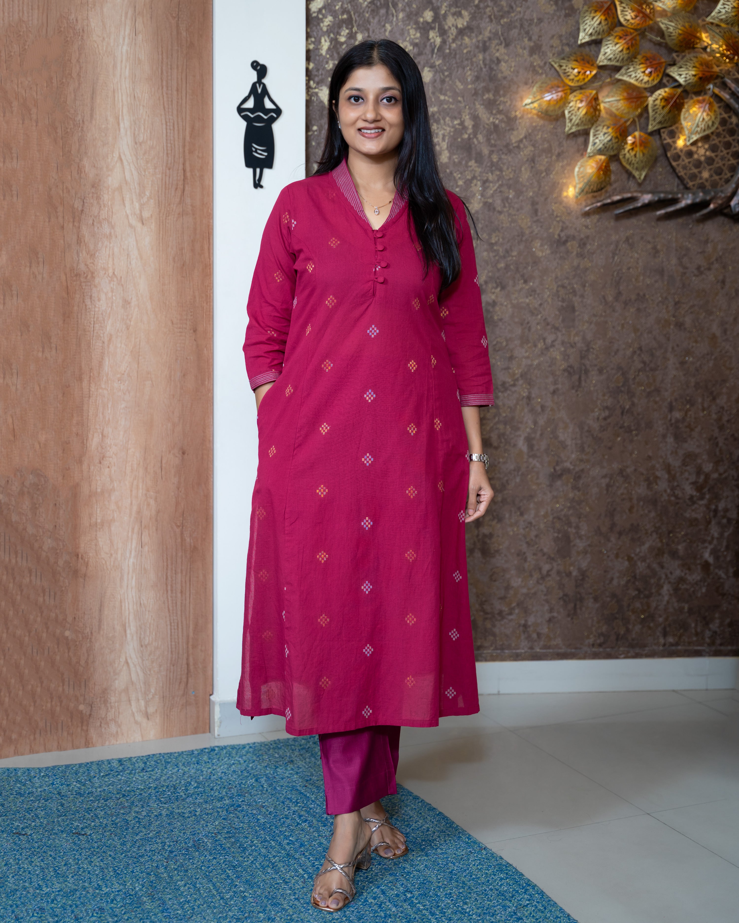 Load image into Gallery viewer, Cotton Kurti-8543
