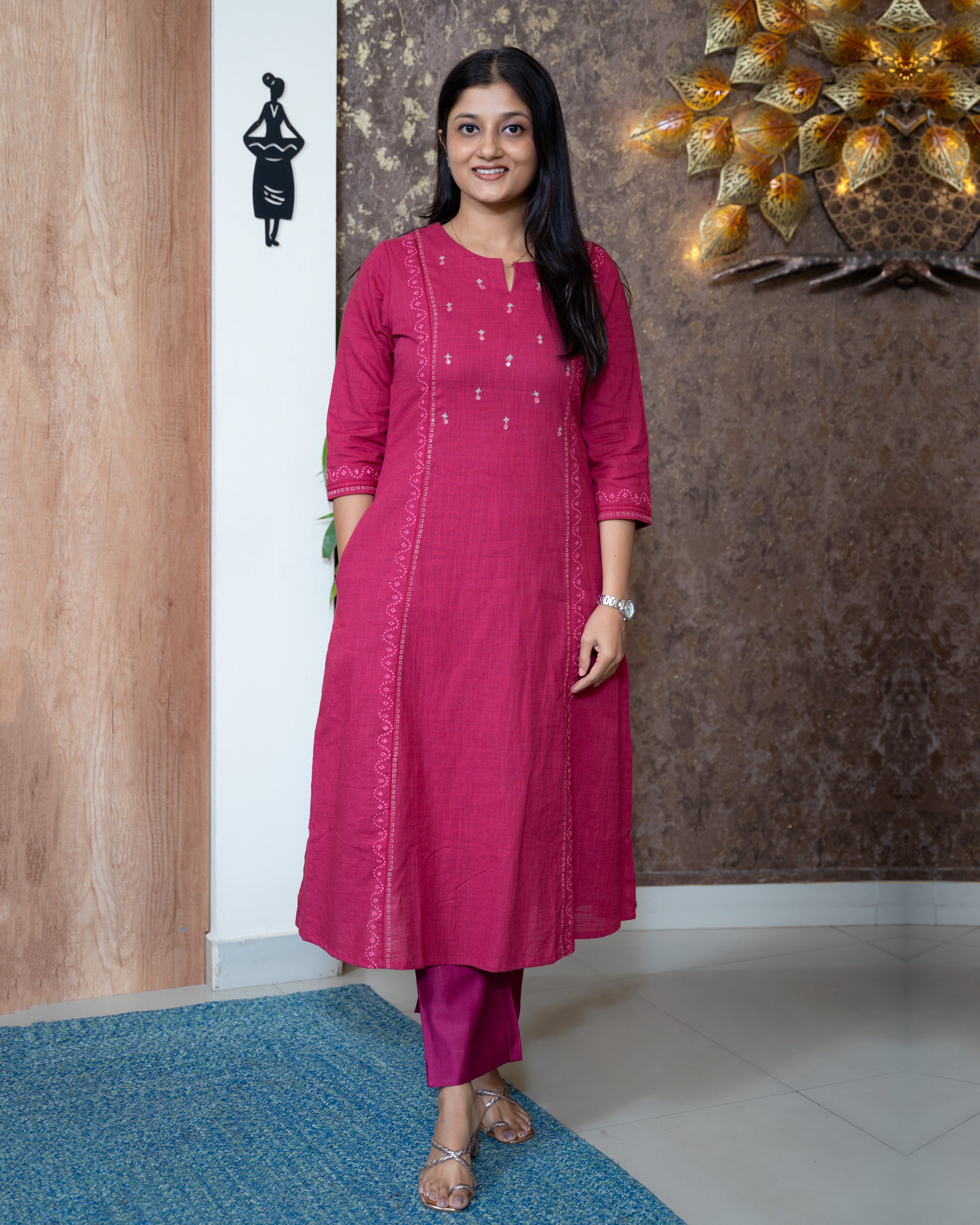 Load image into Gallery viewer, Cotton Kurti-8546
