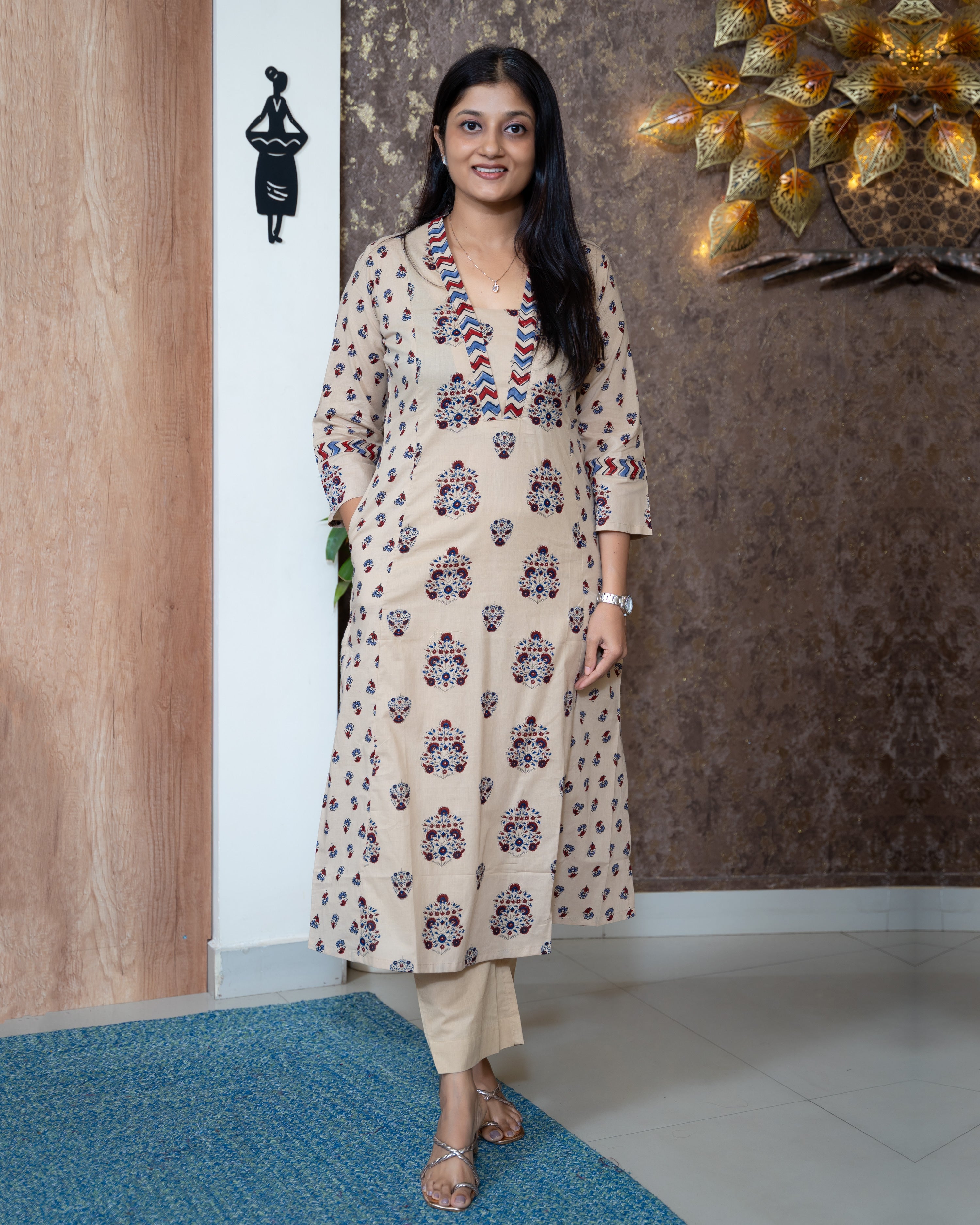 Load image into Gallery viewer, Cotton Co-Ord Set-8540
