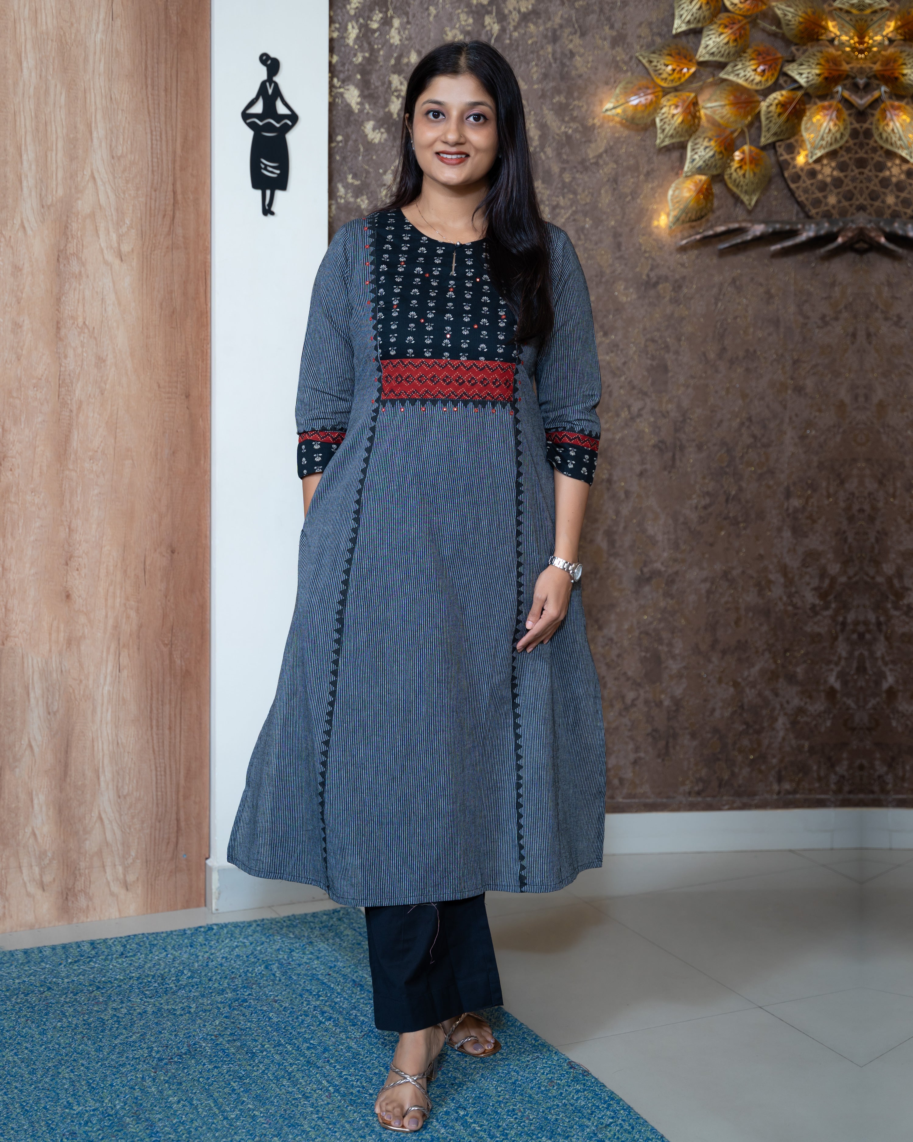 Load image into Gallery viewer, Cotton Kurti-8554
