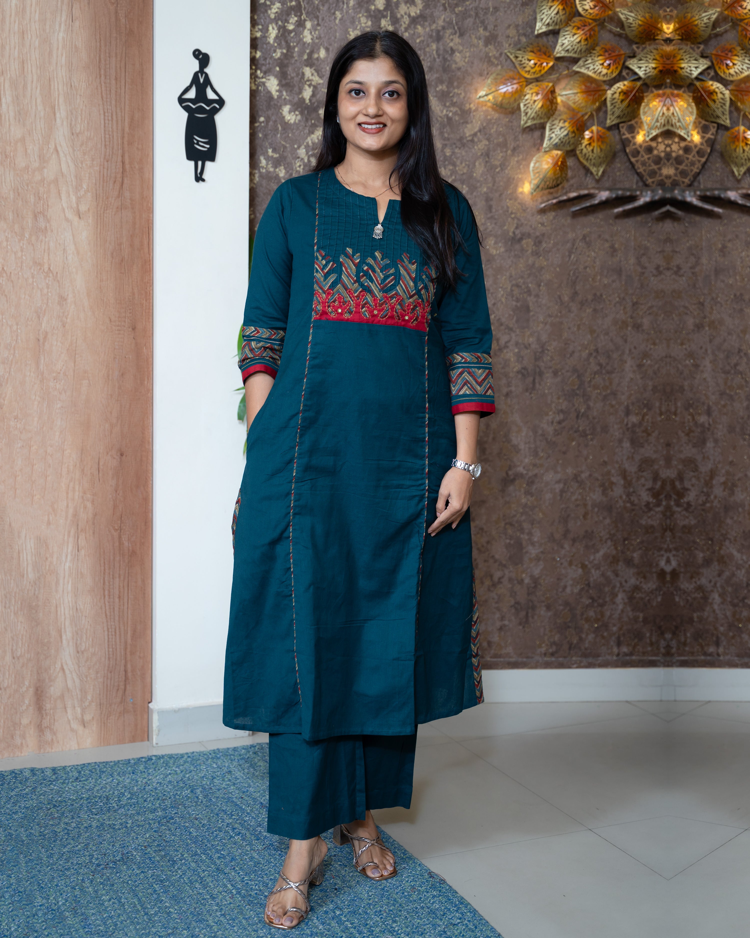 Load image into Gallery viewer, Cotton Co-Ord Set-8548

