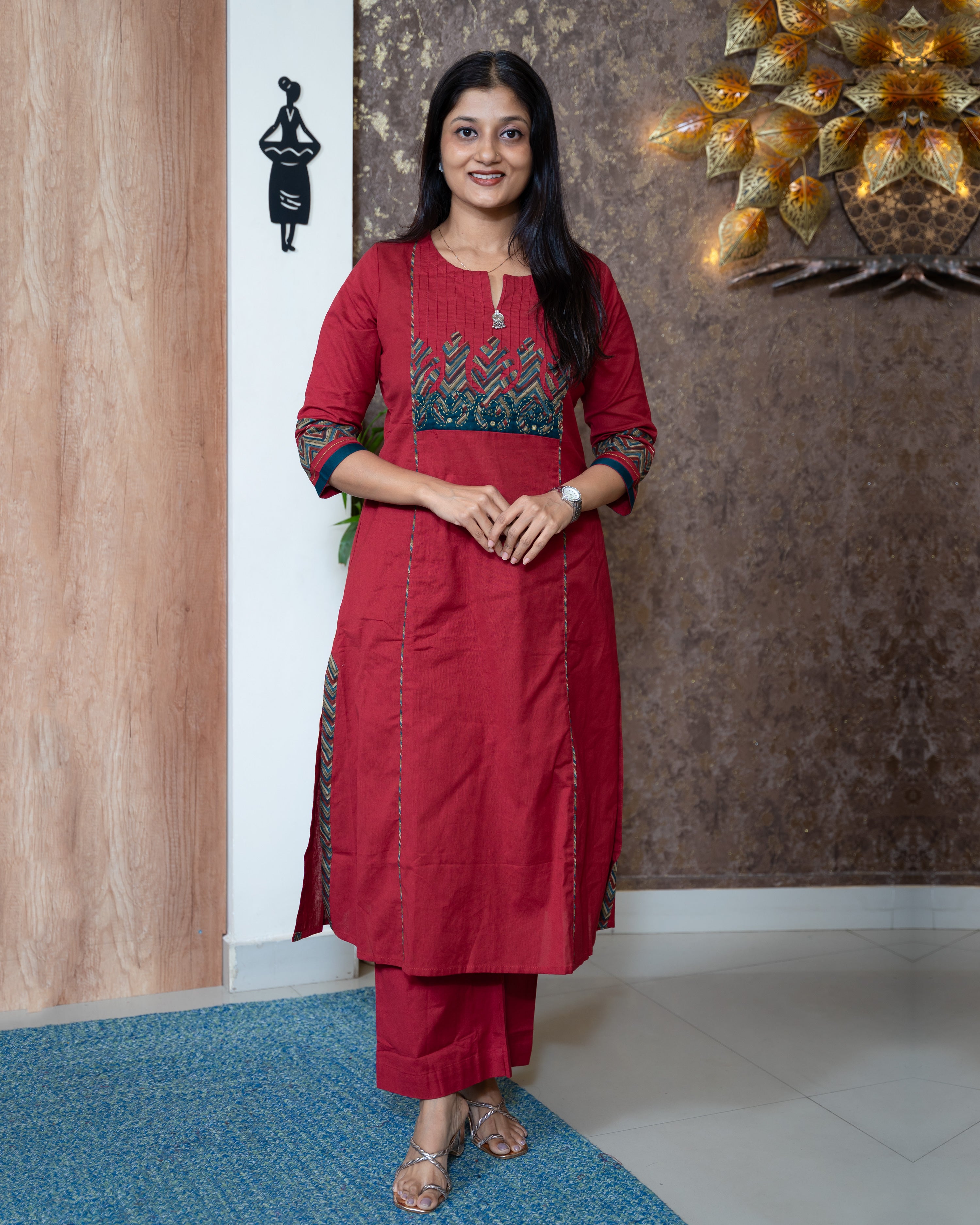 Load image into Gallery viewer, Cotton Co-Ord Set-8548
