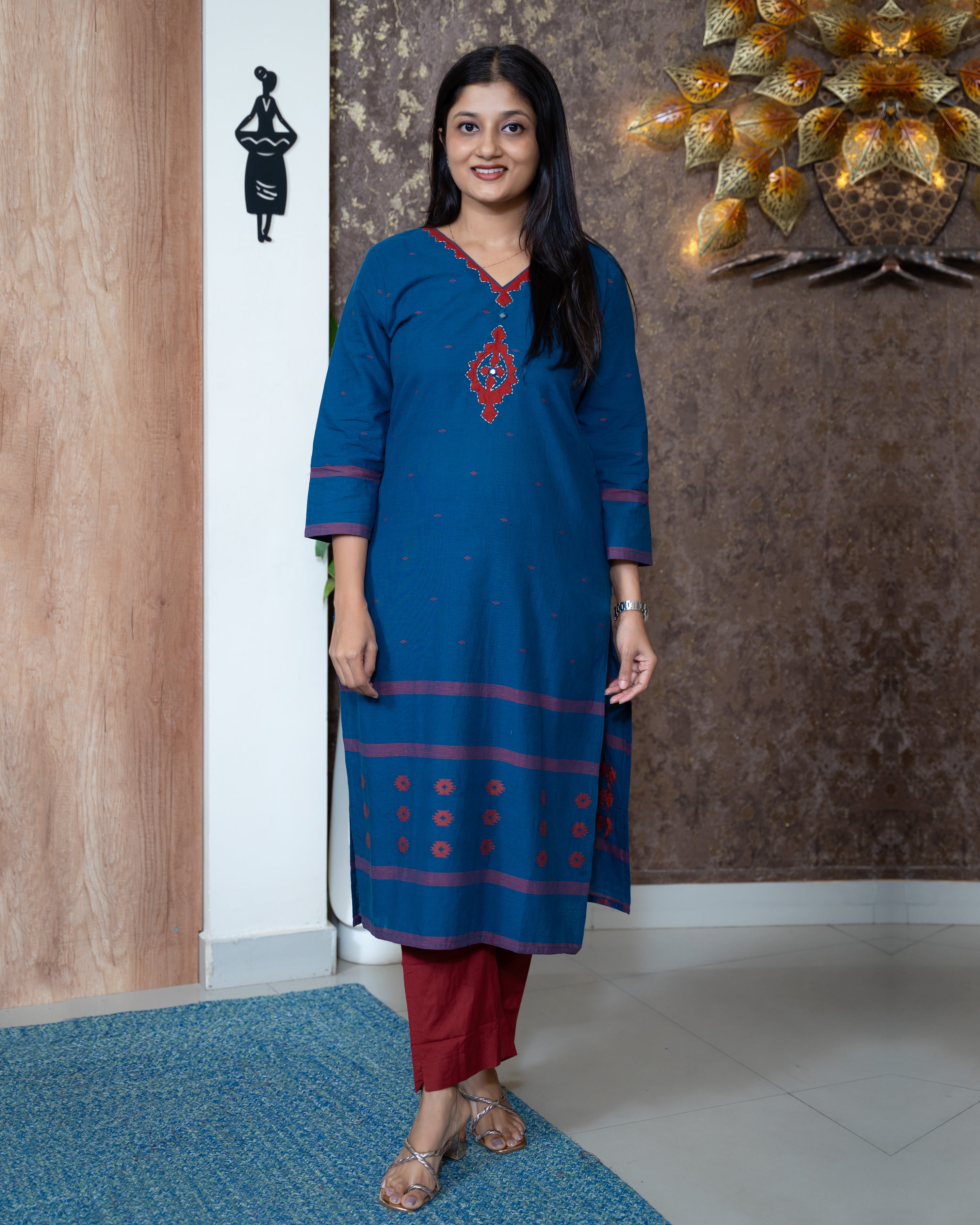Load image into Gallery viewer, Cotton Kurti-8537
