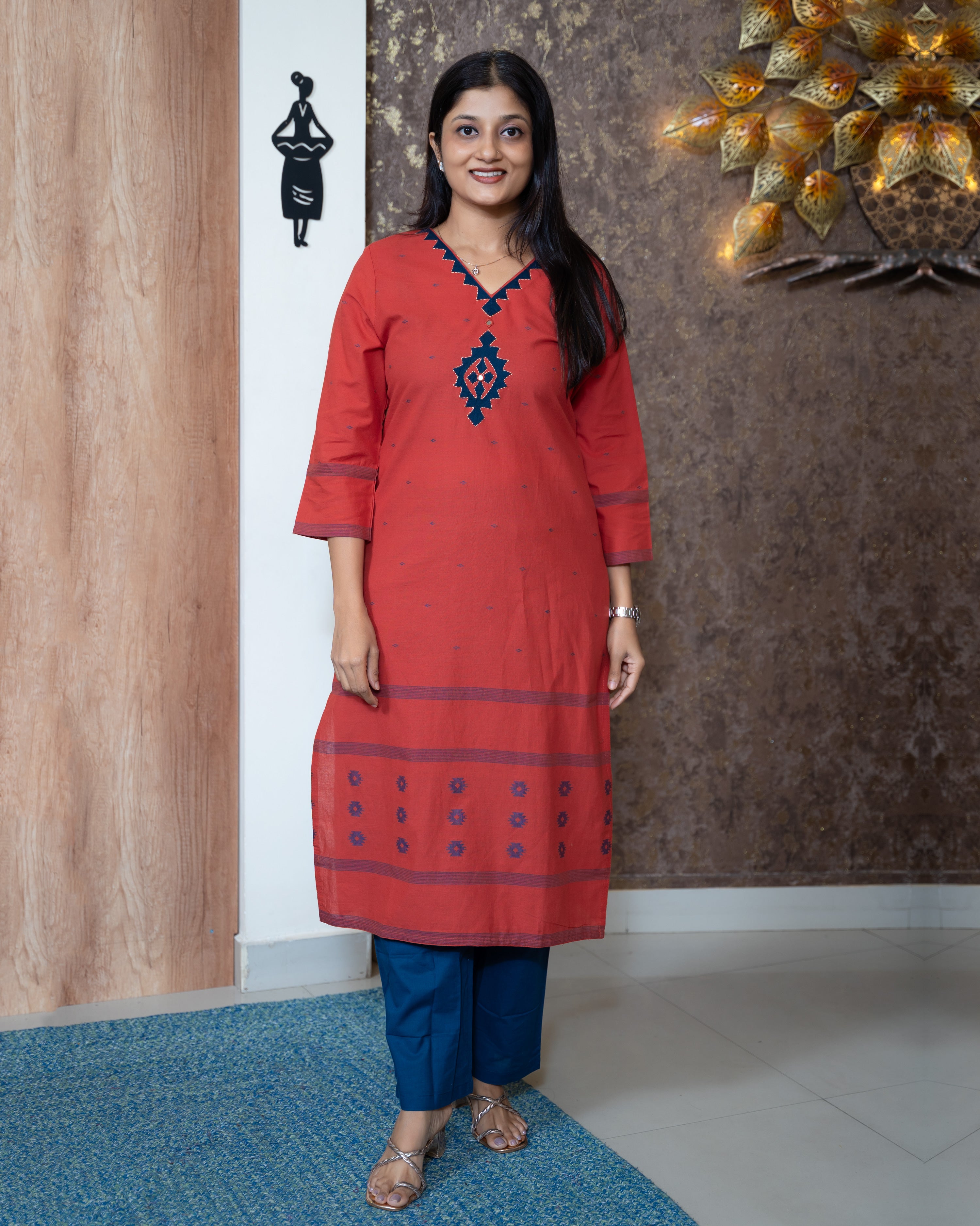 Load image into Gallery viewer, Cotton Kurti-8537

