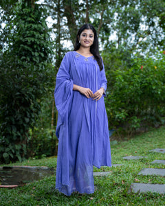 Mul Chanderi Designer Kurti(Pre-Order)-4484