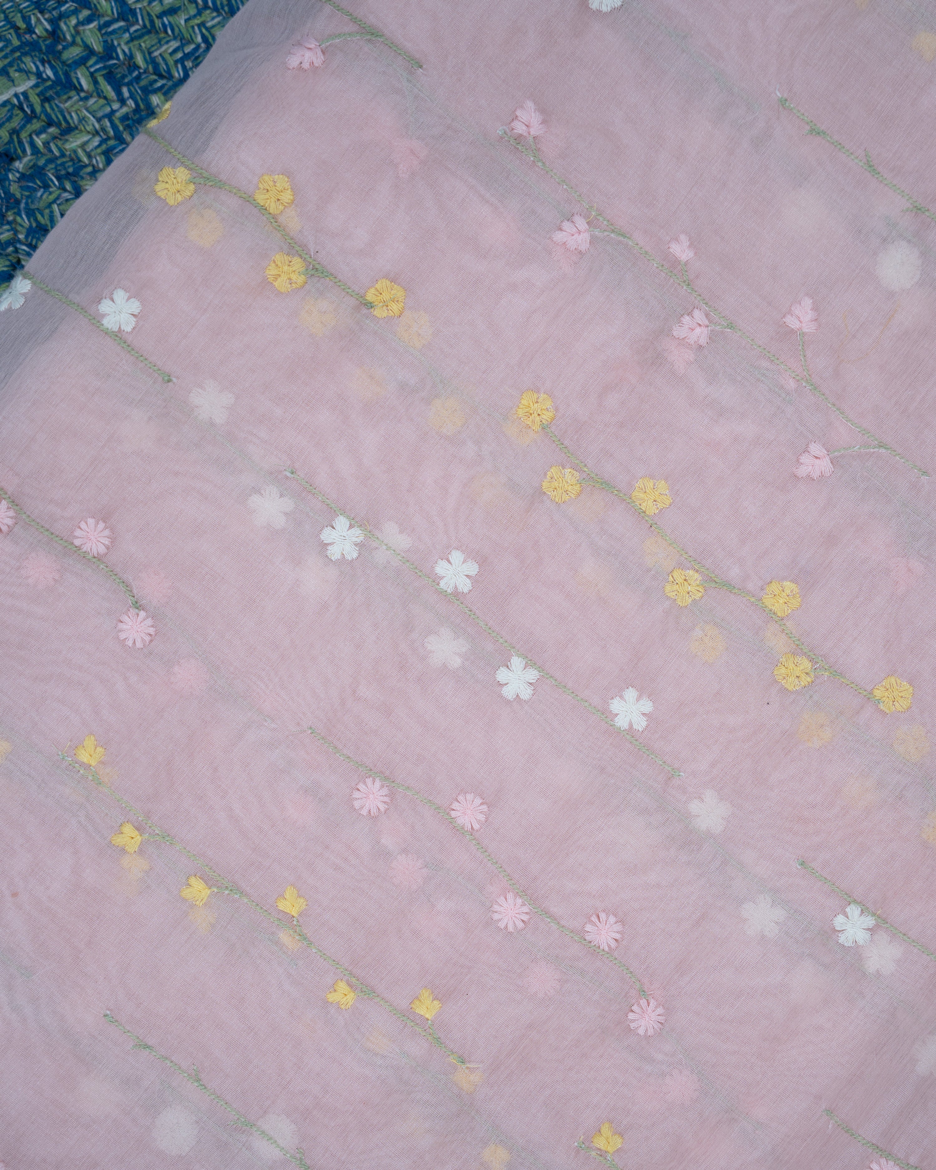Load image into Gallery viewer, Mul Chanderi Fabric-6752
