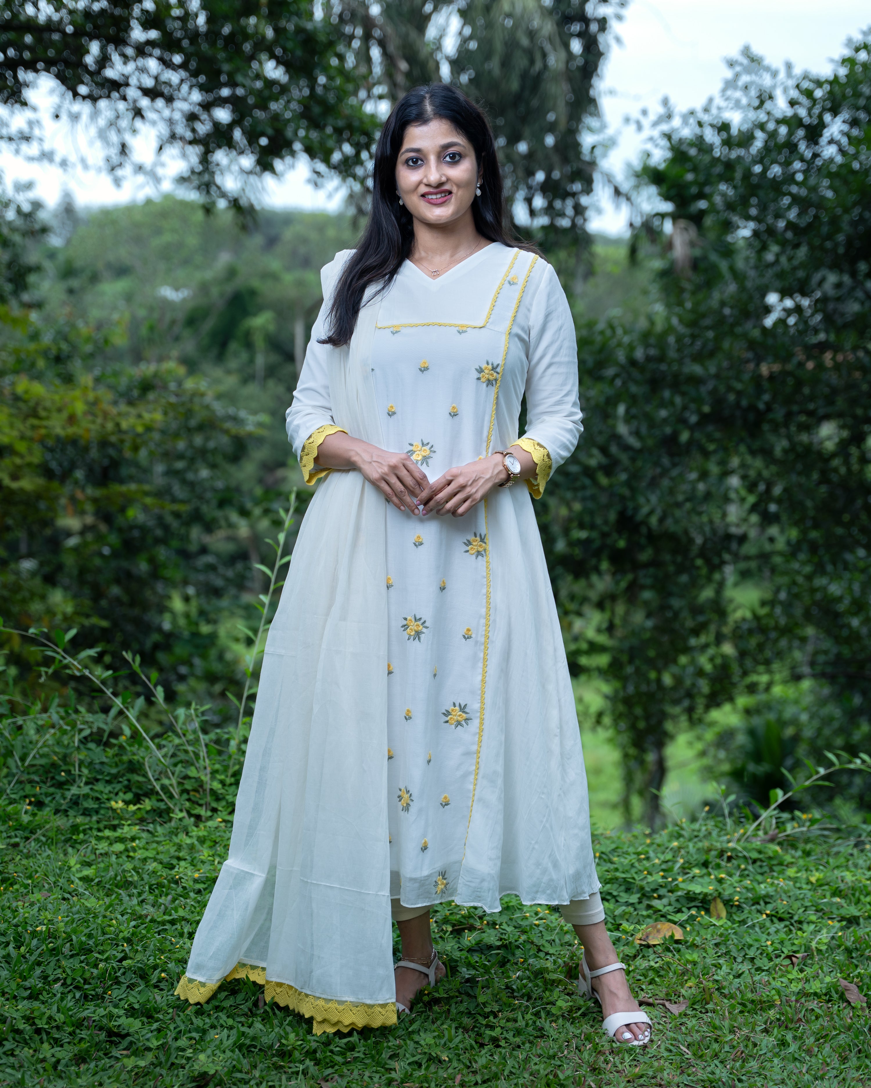 Load image into Gallery viewer, Mul Chanderi Designer Kurti(Pre-Order)-4445
