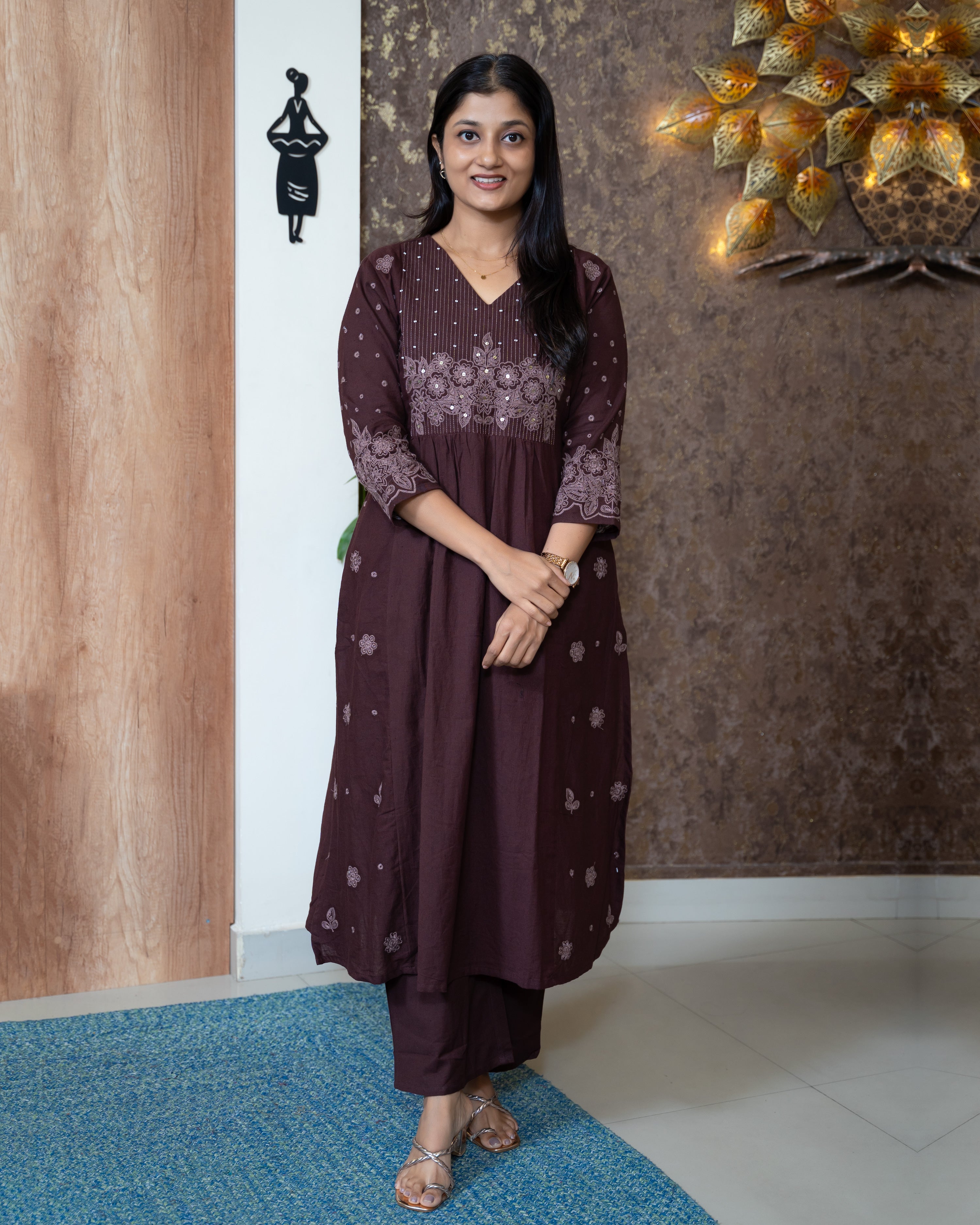 Load image into Gallery viewer, Cotton Co-Ord Set-8557
