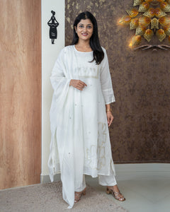 Mul Chanderi Suit-4343