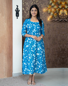 Linen Cotton Designer Kurti(Pre-Order)-4376