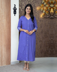 Pure Cotton Designer Kurti(Pre-Order)-4375
