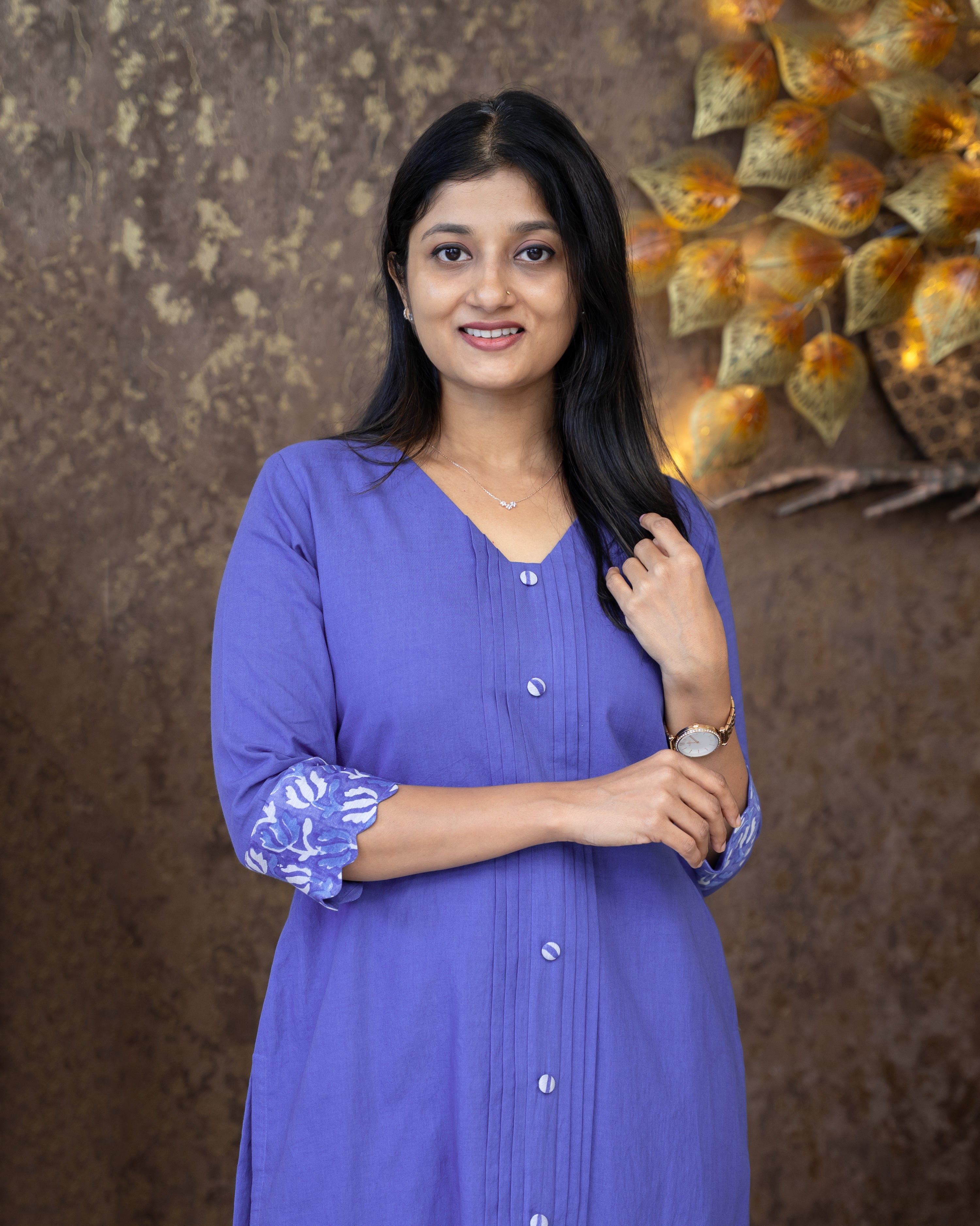 Load image into Gallery viewer, Pure Cotton Designer Kurti(Pre-Order)-4375
