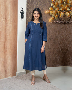 Pure Cotton Kurti-4398