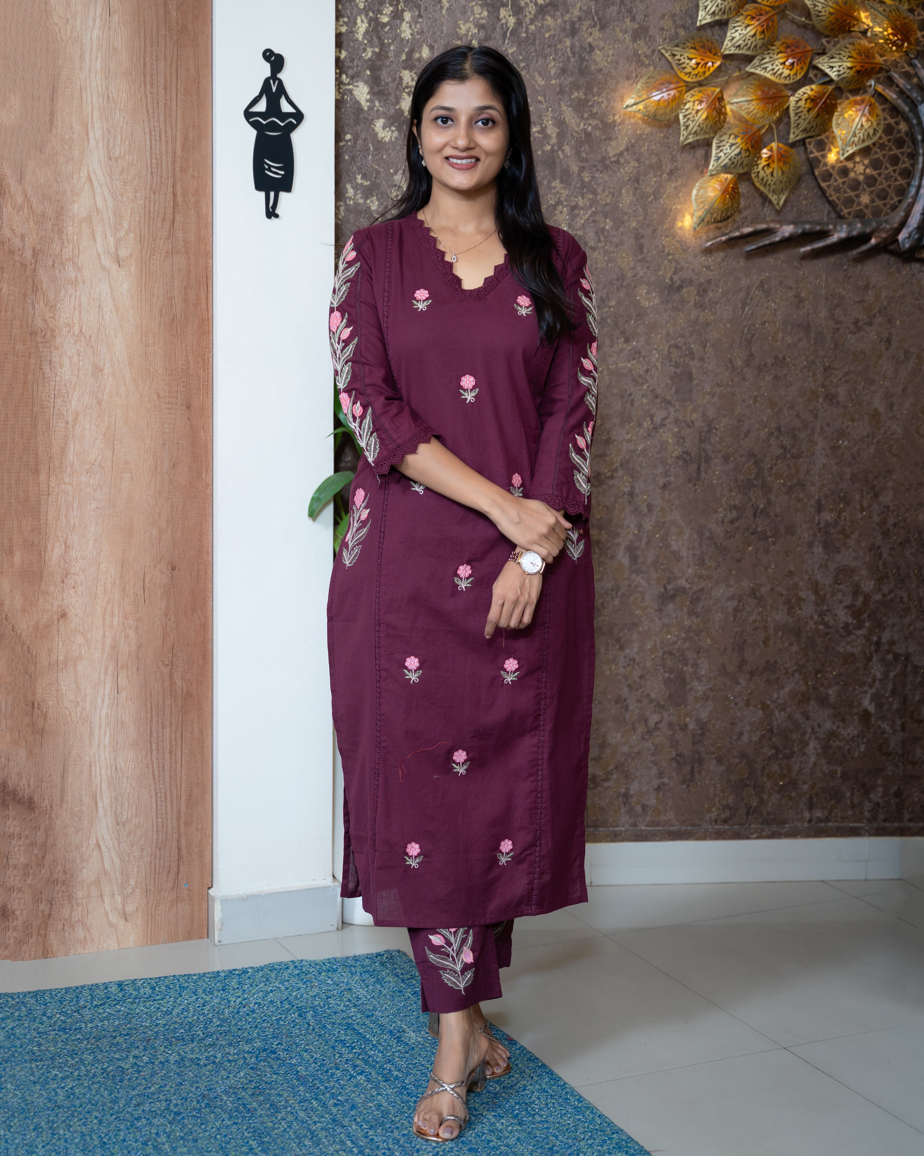 Load image into Gallery viewer, Cotton Co-Ord Set-8573
