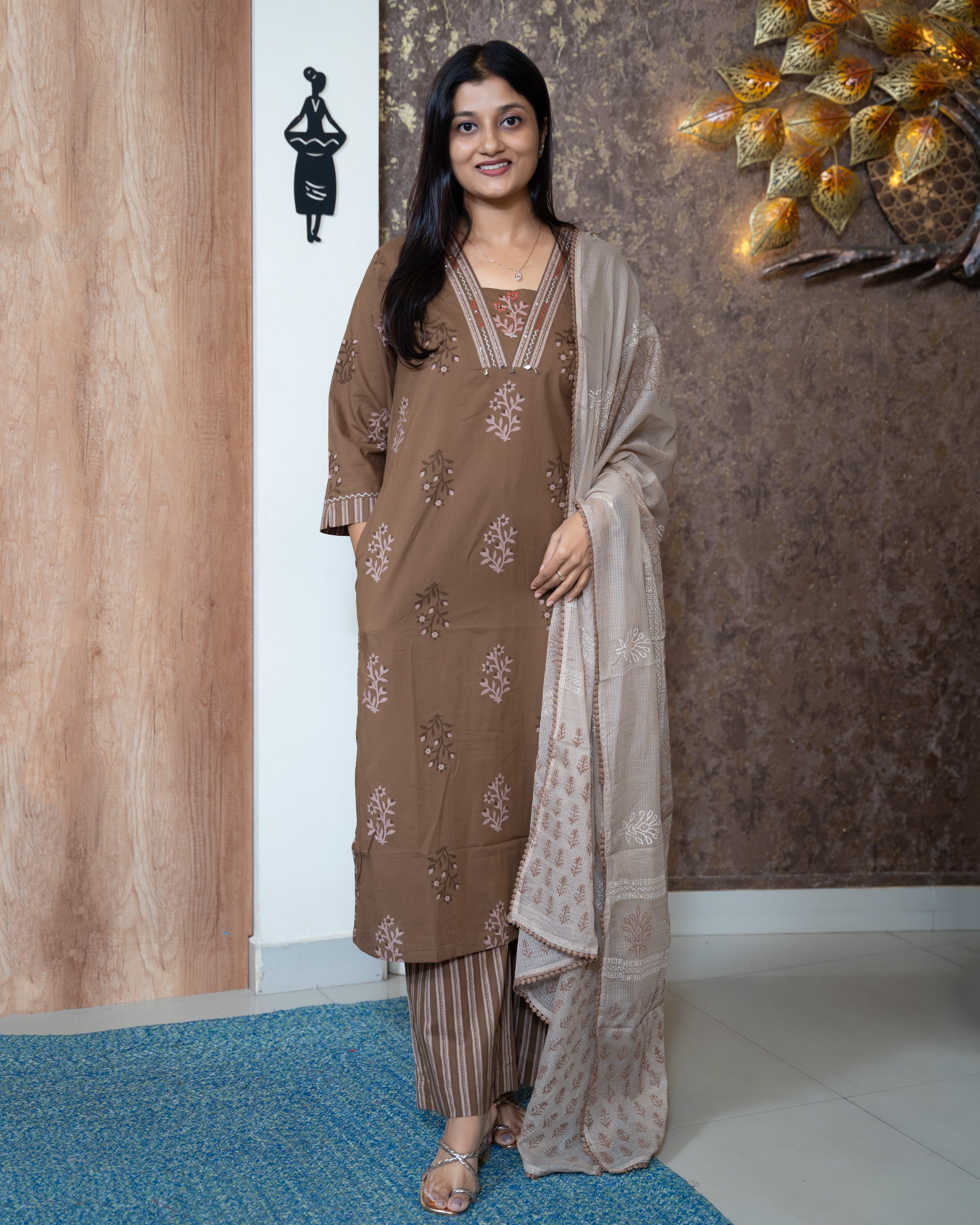 Load image into Gallery viewer, Cotton Suit-8650
