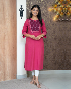 Pure Cotton Kurti-4396