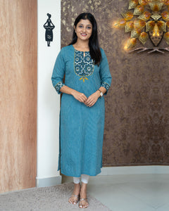 Pure Cotton Kurti-4395