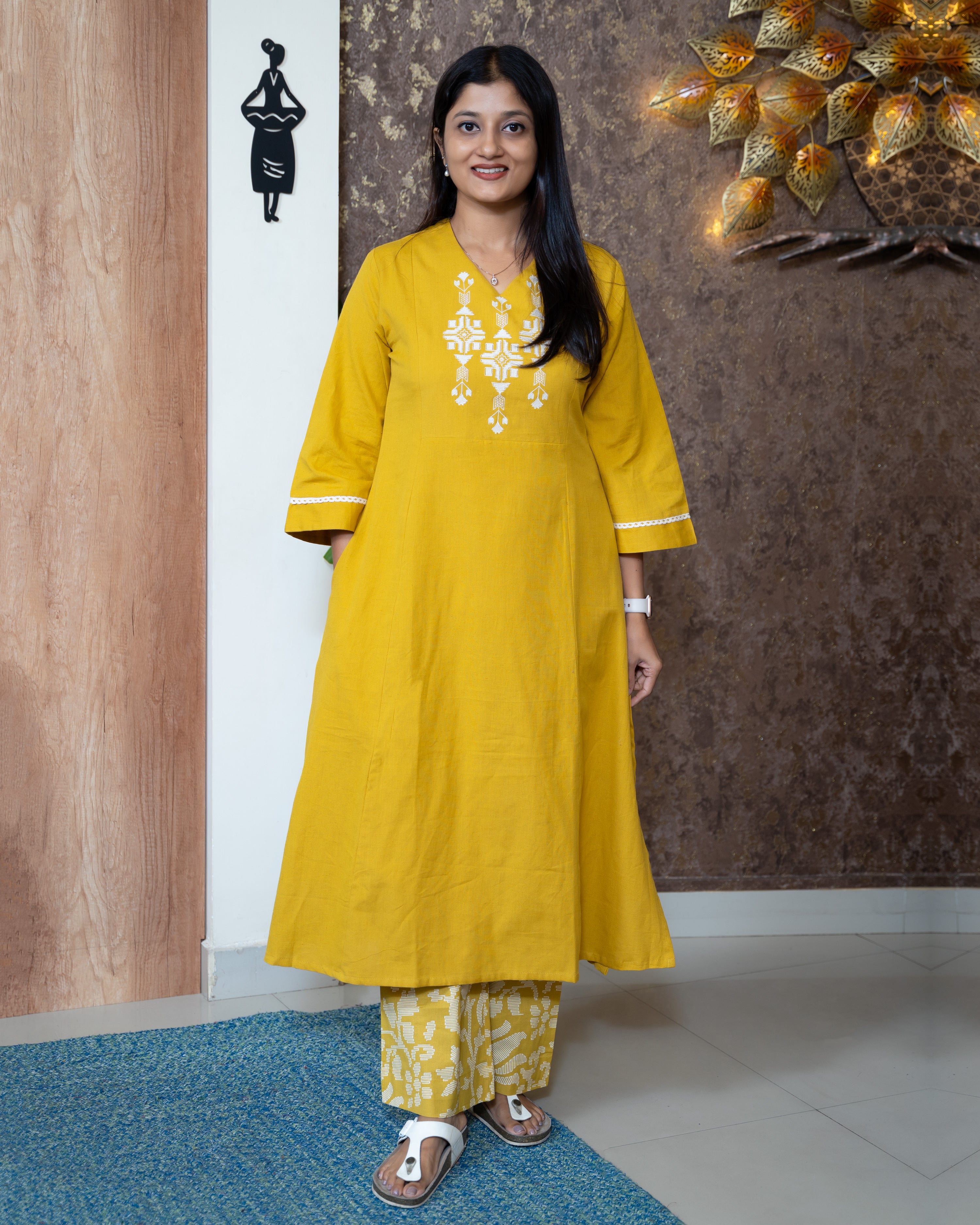Load image into Gallery viewer, Cotton Co-Ord Set-8663
