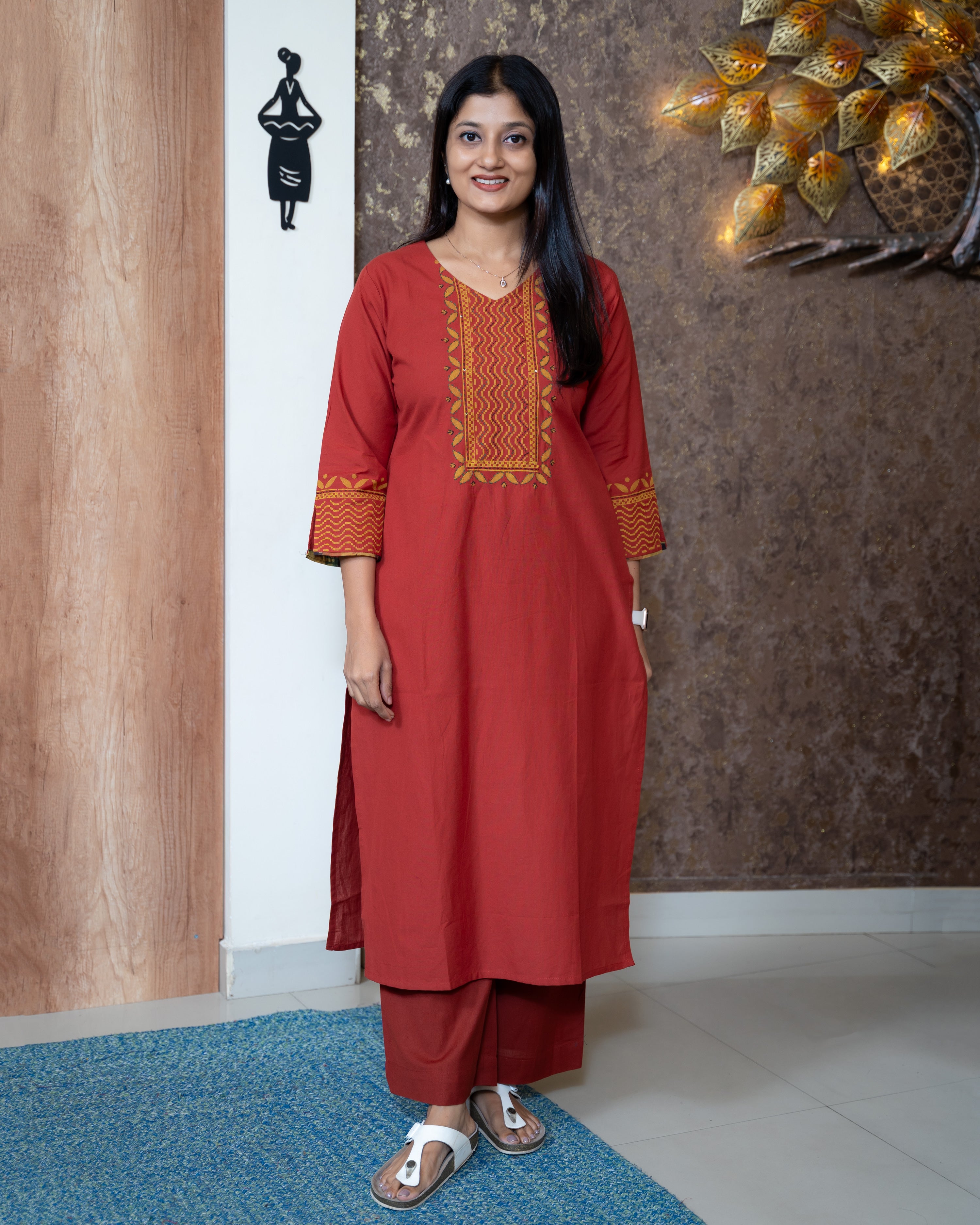 Load image into Gallery viewer, Cotton Kurti-8641
