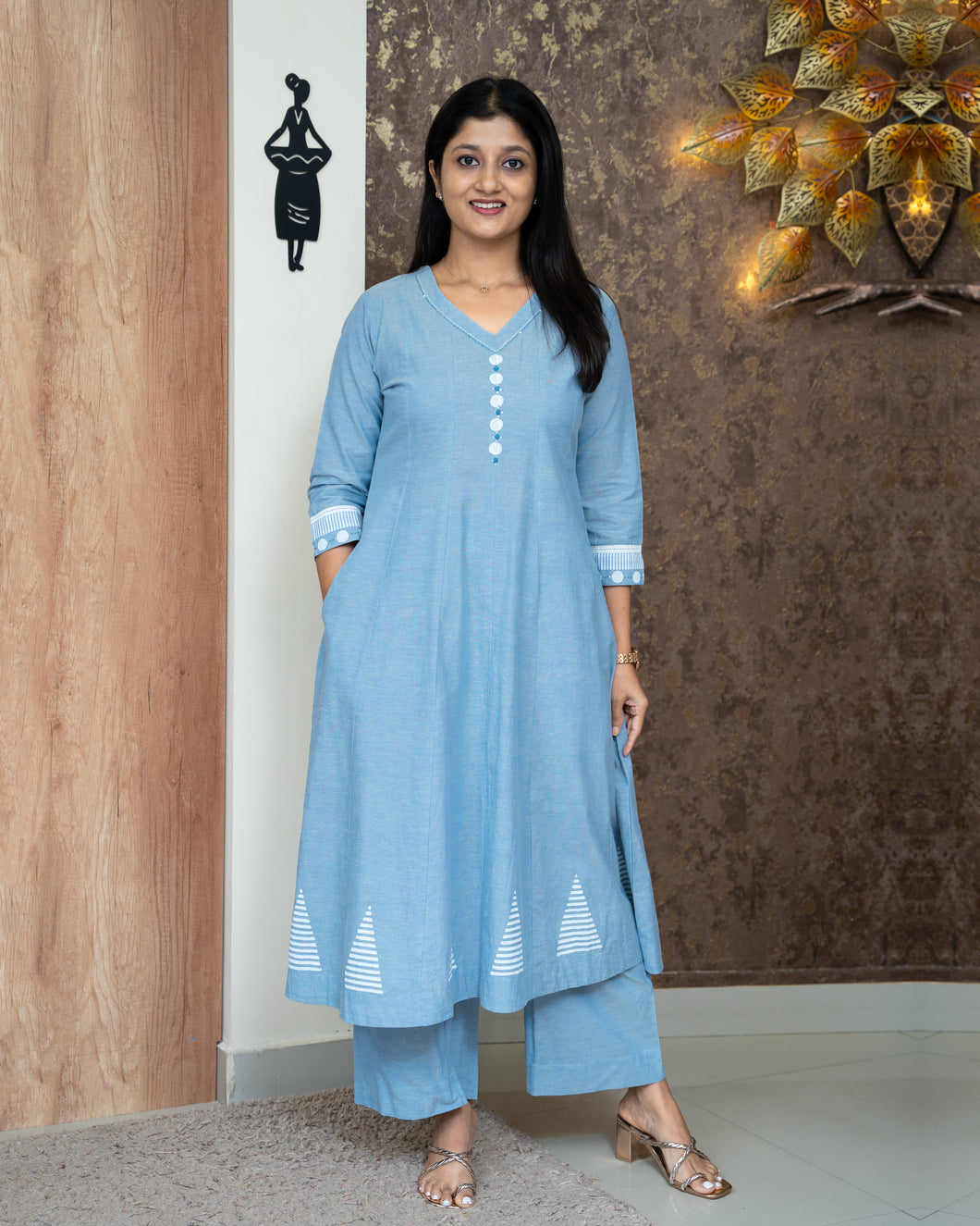 Pure Cotton Co-Ord Set-4405
