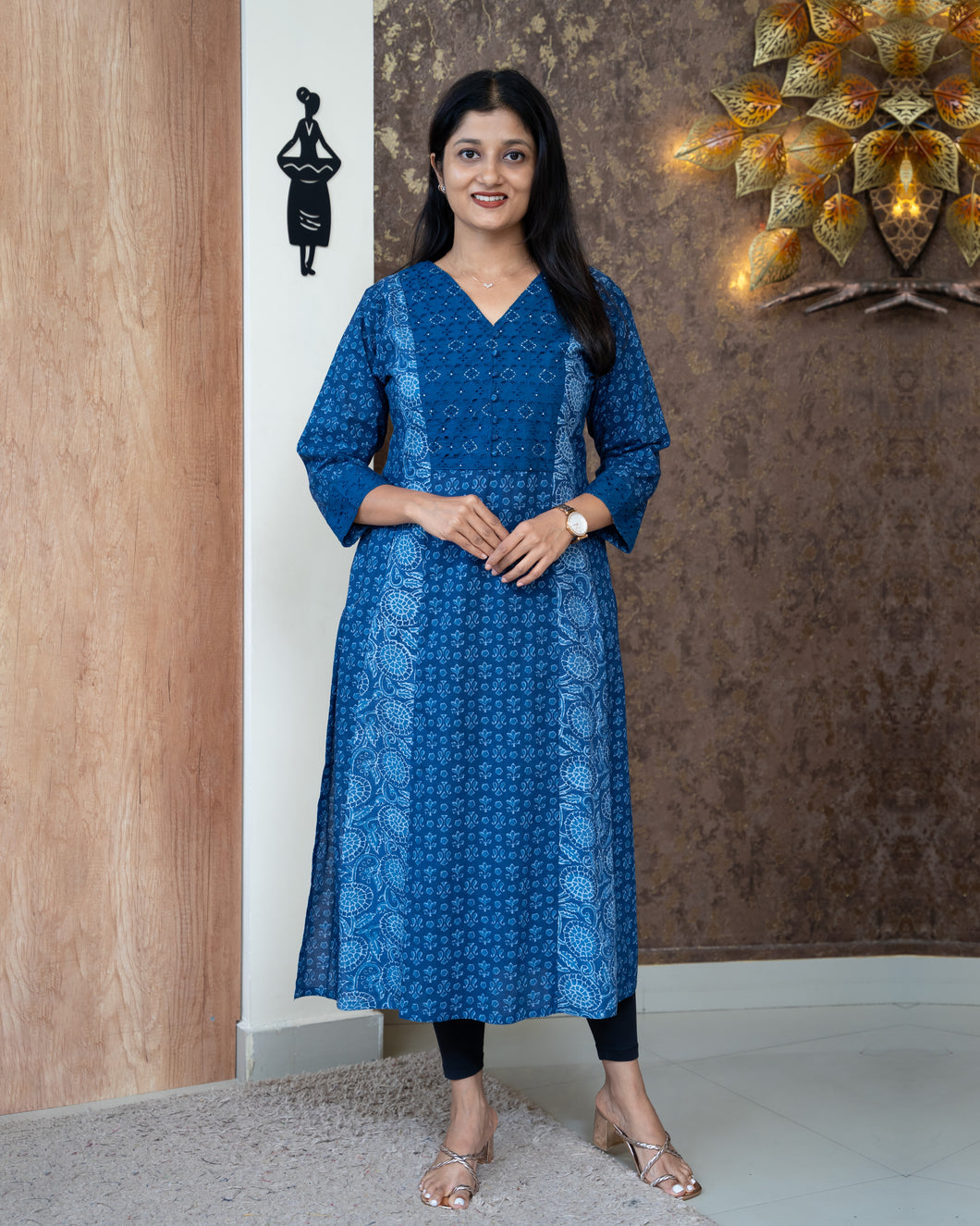 Printed Cotton Kurti-4426