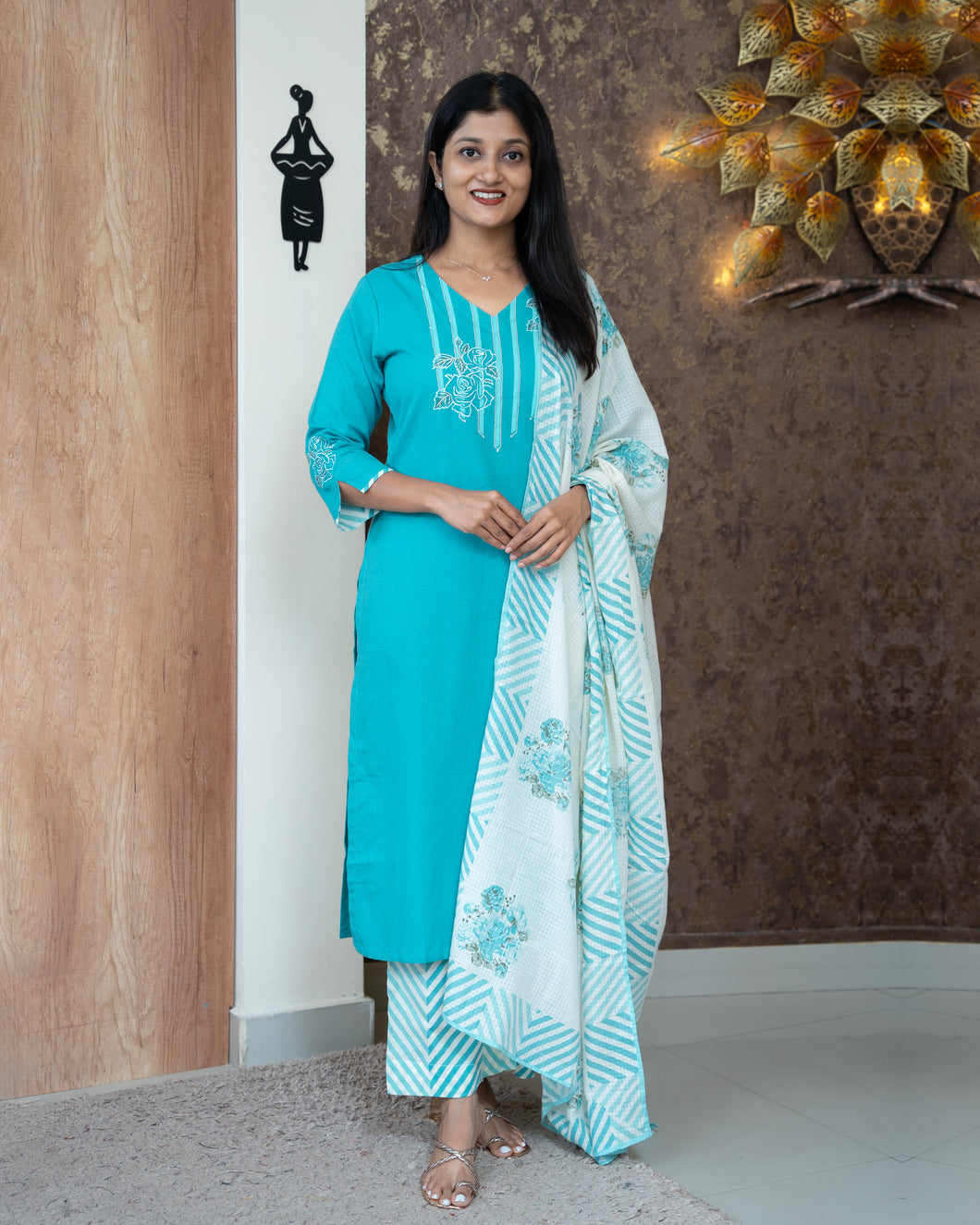 Pure Cotton Suit-4439