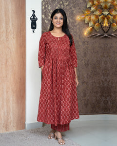 Pure Cotton Co-Ord Set-4437