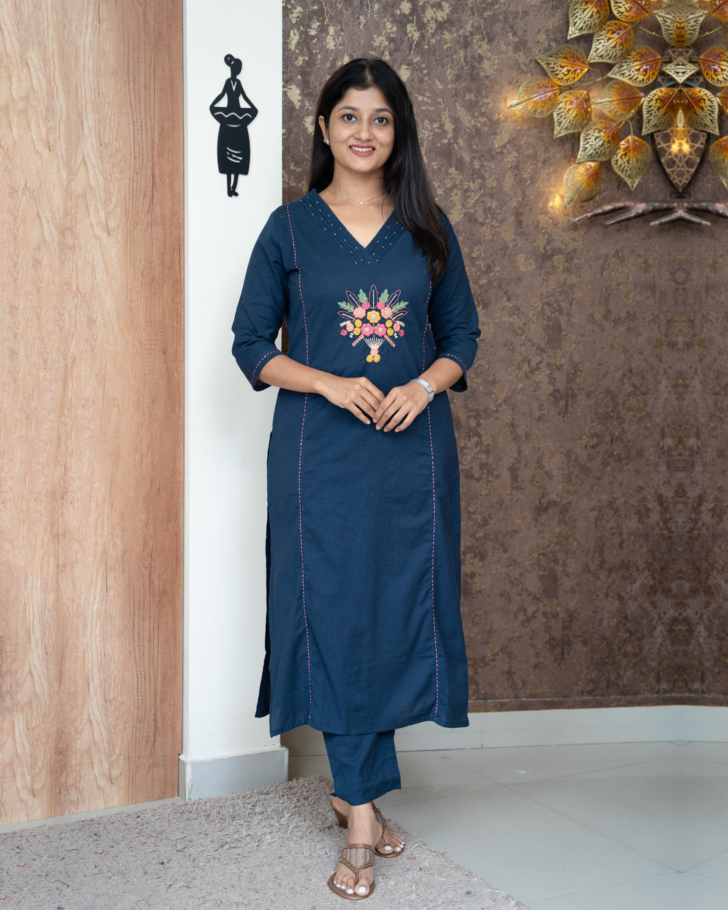 Pure Cotton Co-Ord Set-4465