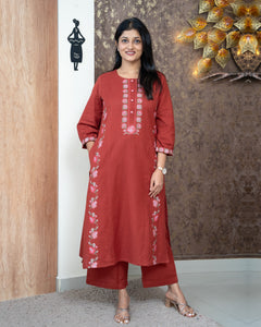 Pure Cotton Co-Ord Set-4510