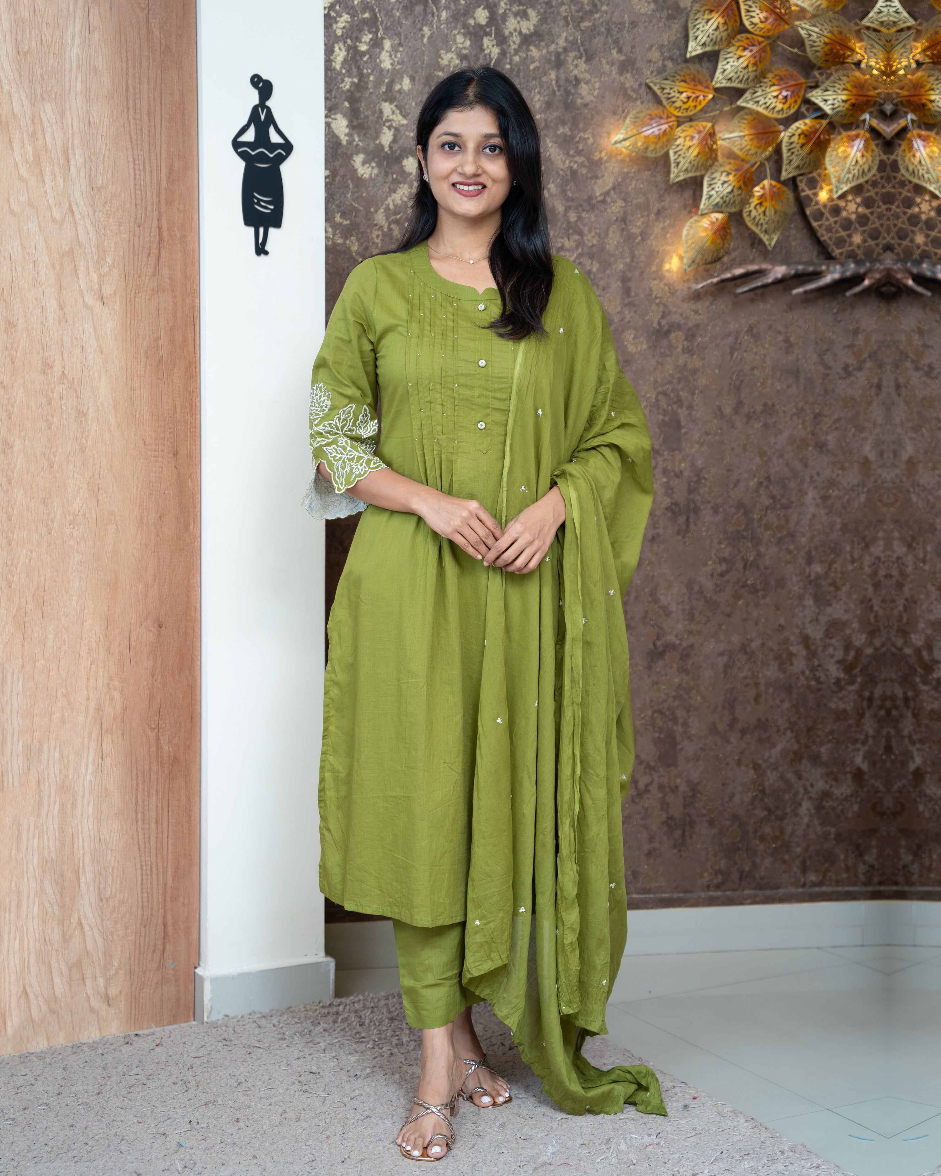 Load image into Gallery viewer, Pure Cotton Suit-4522
