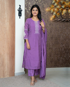 Mul Chanderi Suit-4511