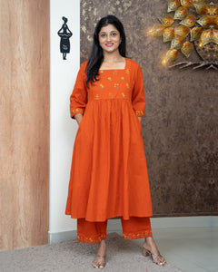 Pure Cotton Co-Ord Set-4524