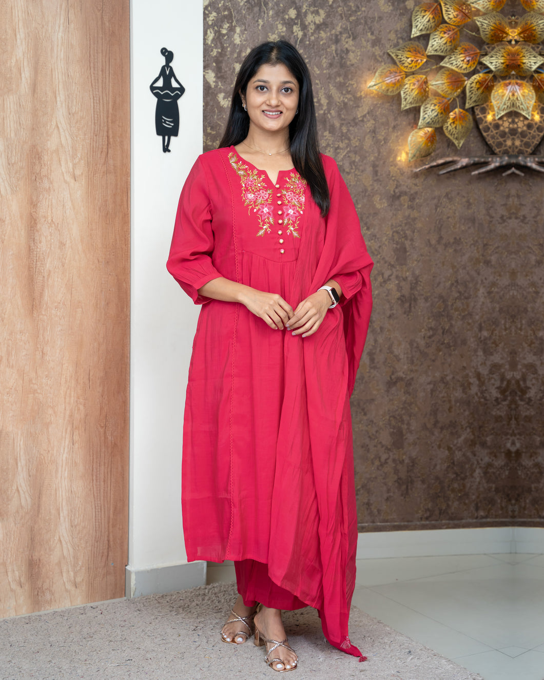 Mul Chanderi Suit-4530