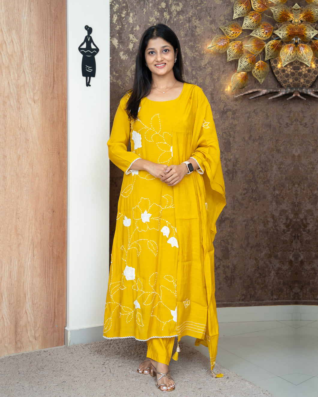 Mul Chanderi Suit-4527