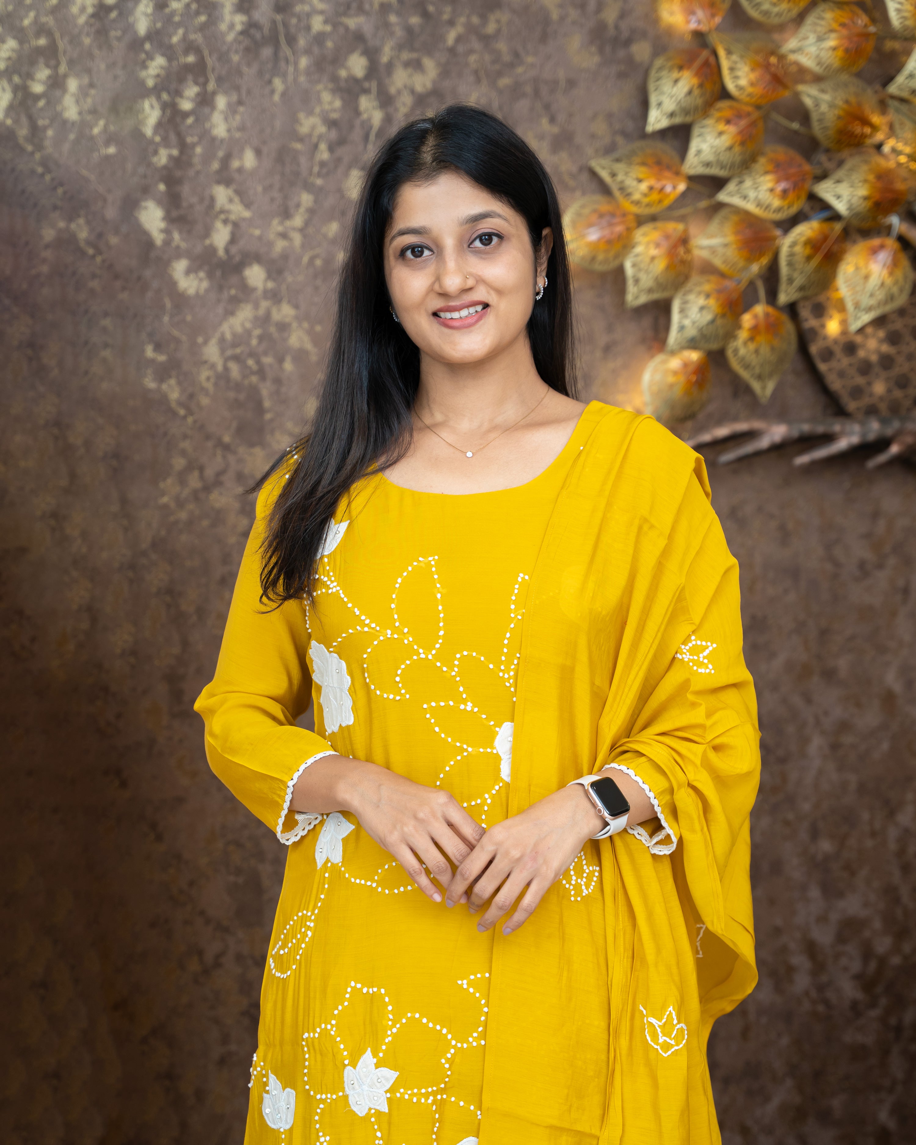 Load image into Gallery viewer, Mul Chanderi Suit-4527
