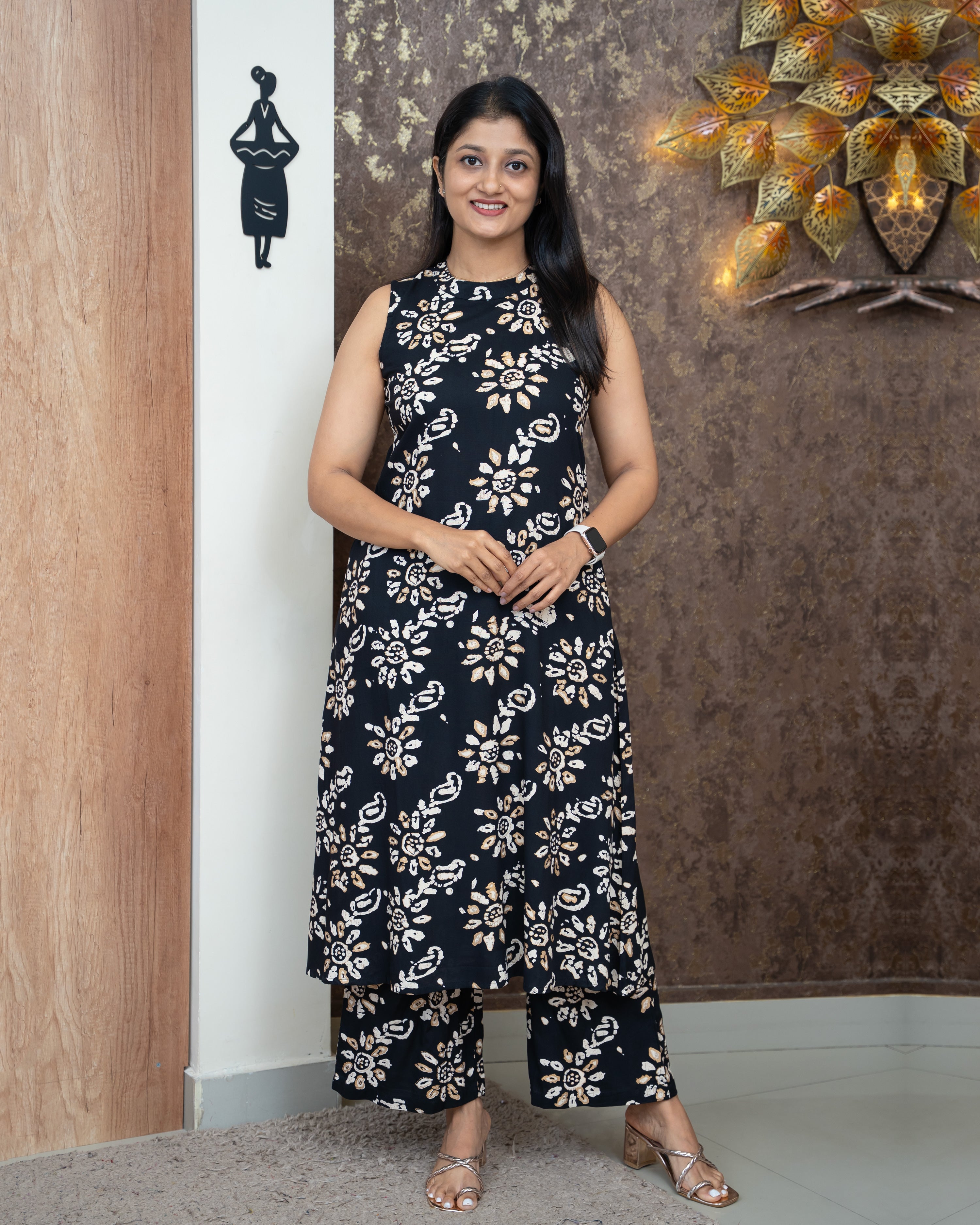 Load image into Gallery viewer, Rayon Co-Ord Set-4529
