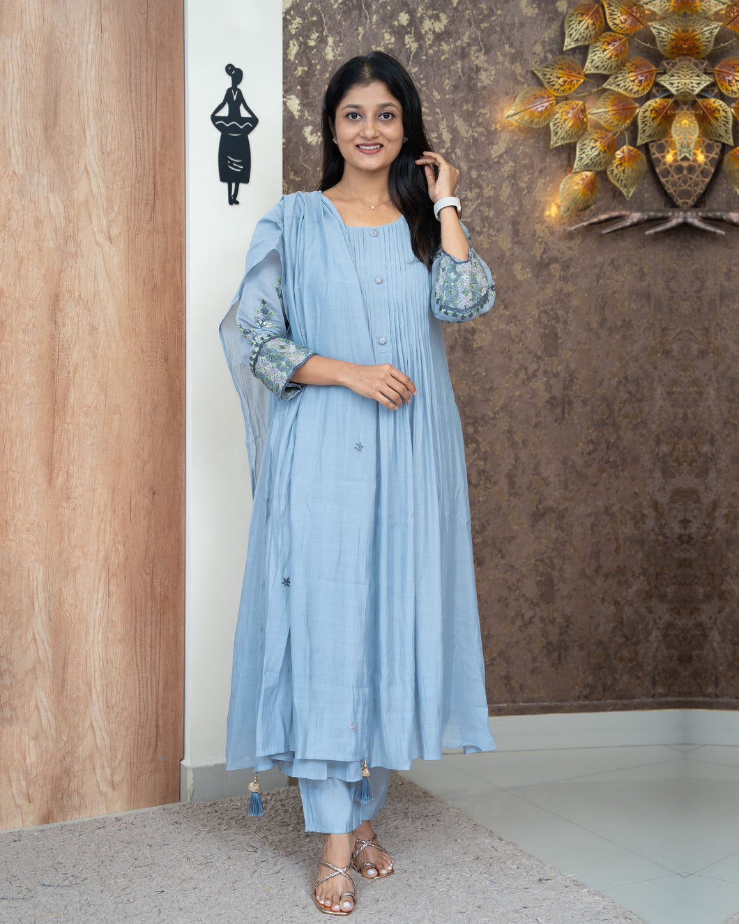 Mul Chanderi Suit-4525