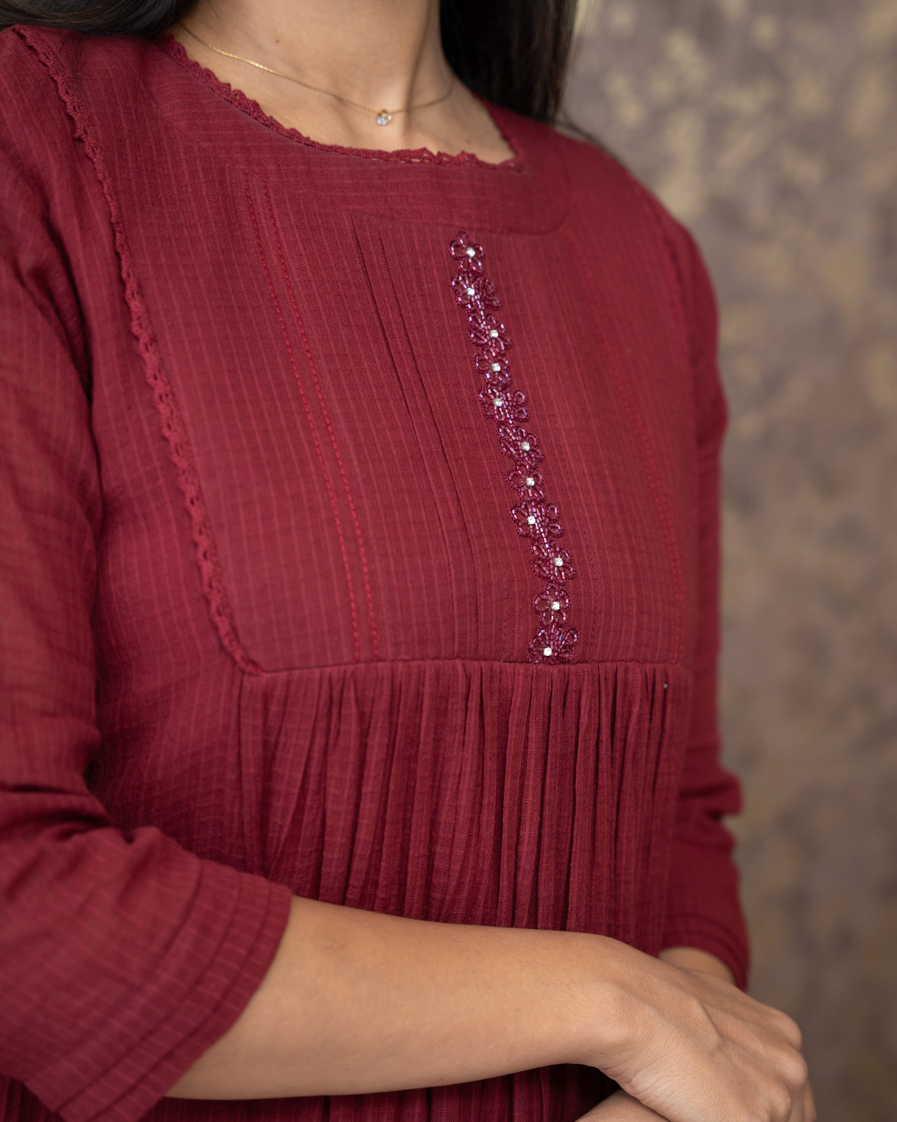 Load image into Gallery viewer, Kota Cotton Designer Kurti(Pre-Order)-776
