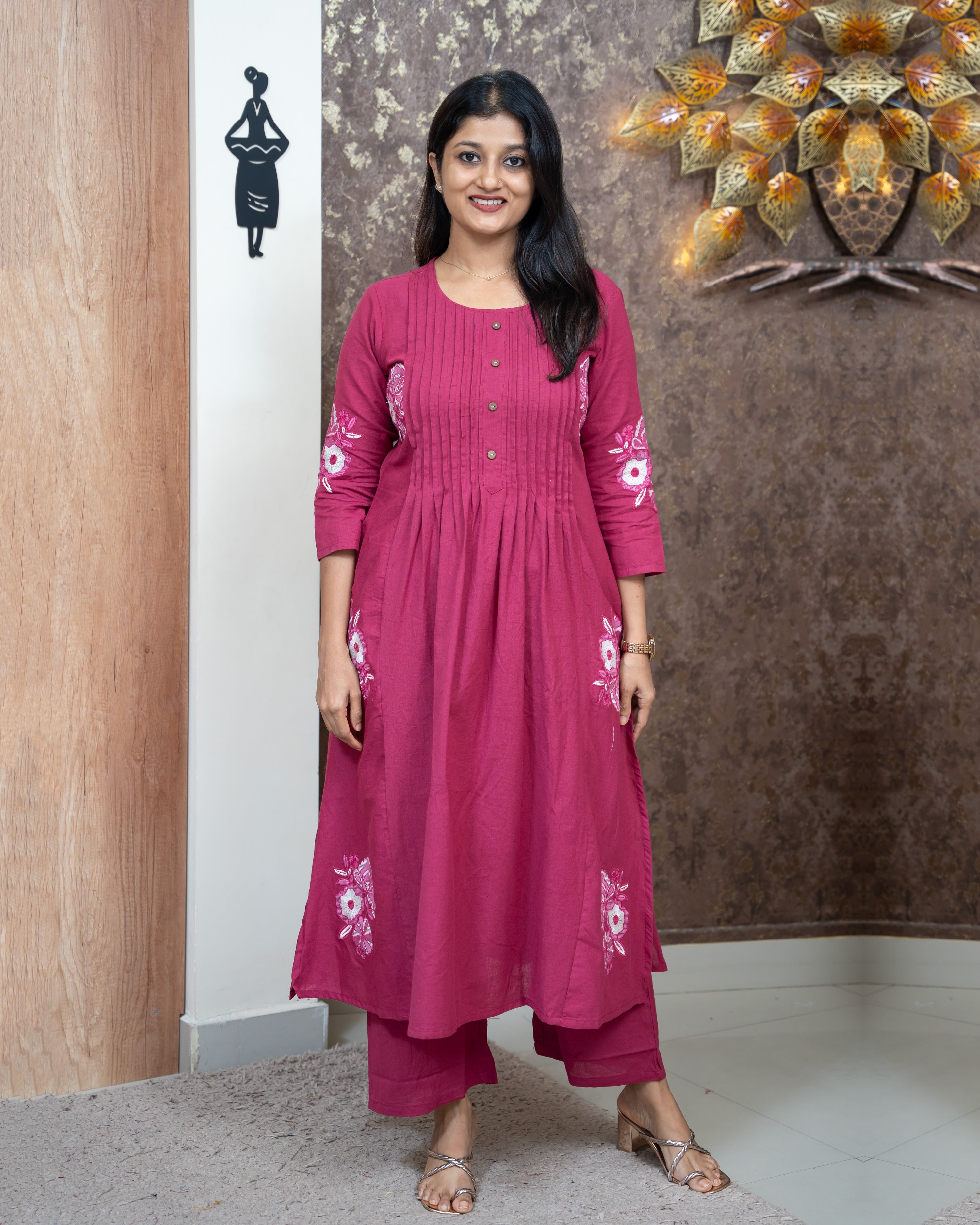 Load image into Gallery viewer, Pure Cotton Co-Ord Set-4601
