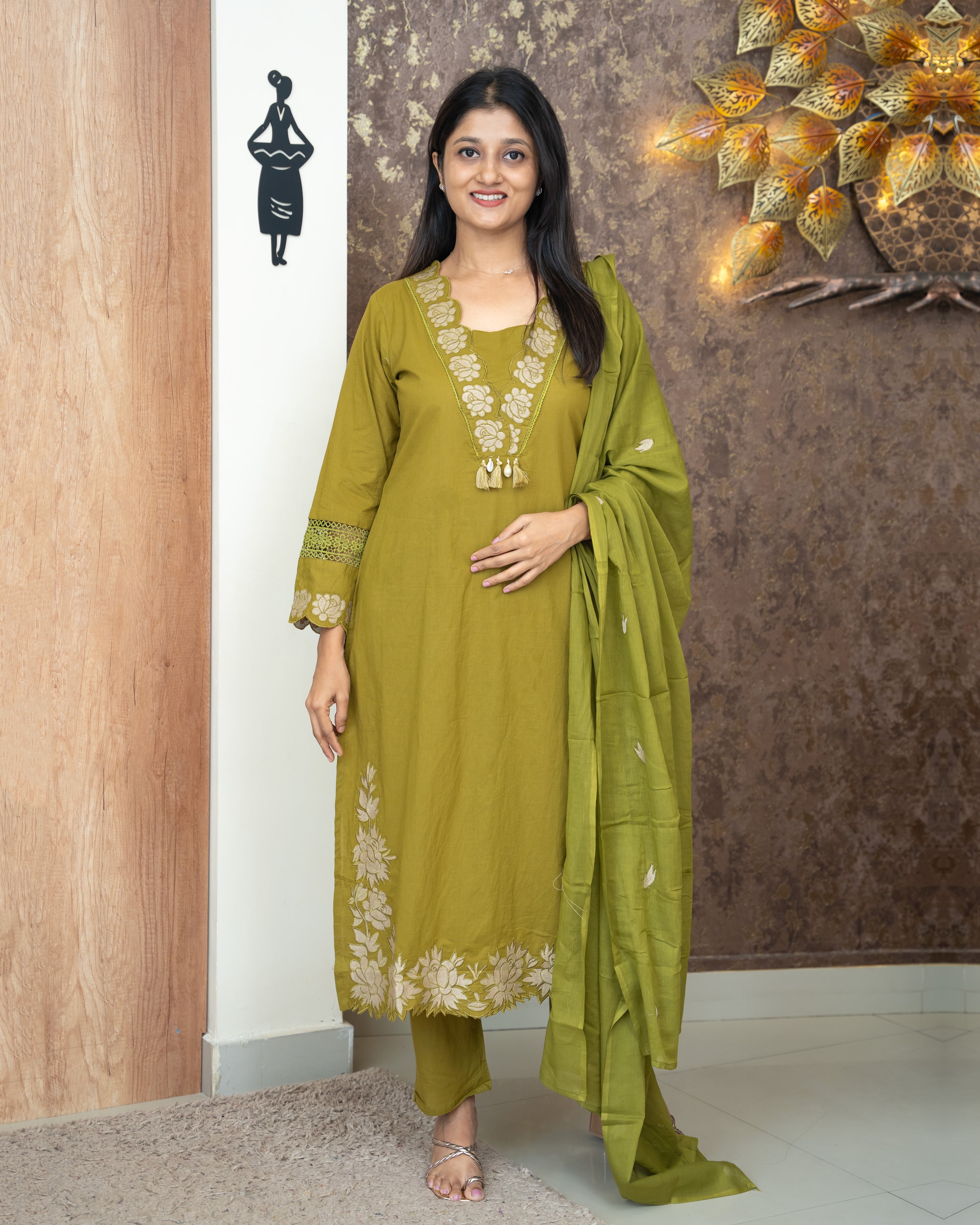 Load image into Gallery viewer, Pure Cotton Suit-4639
