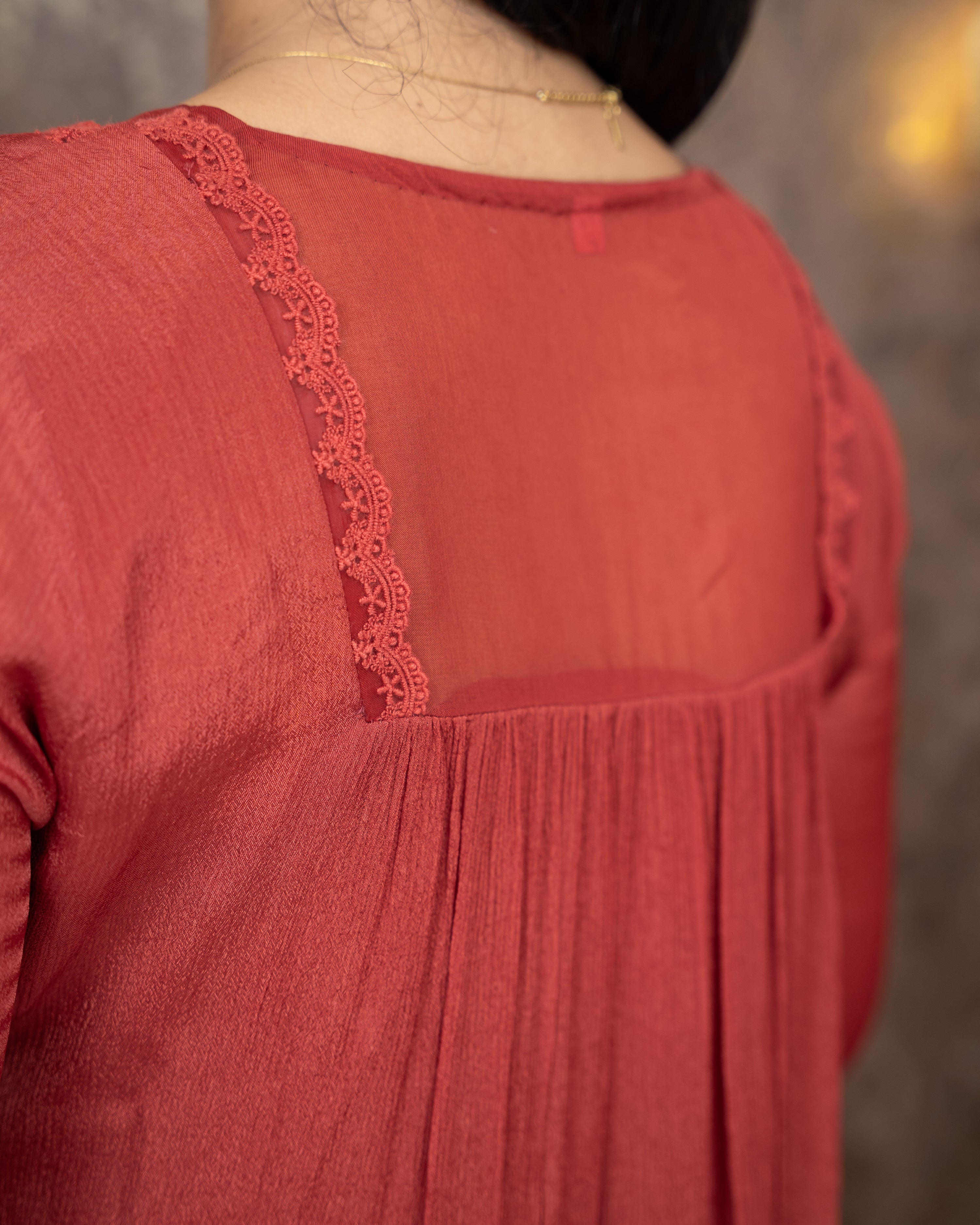 Load image into Gallery viewer, Chinnon Chiffon Designer Kurti(Pre-Order)-777
