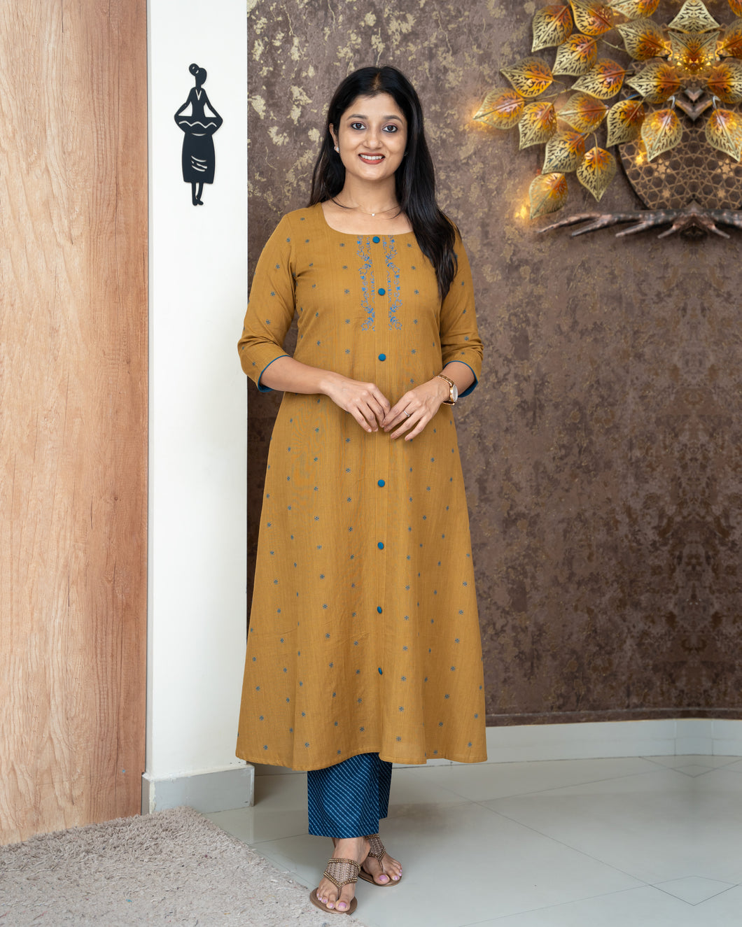 Pure Cotton Designer Kurti(Pre-Order)-841