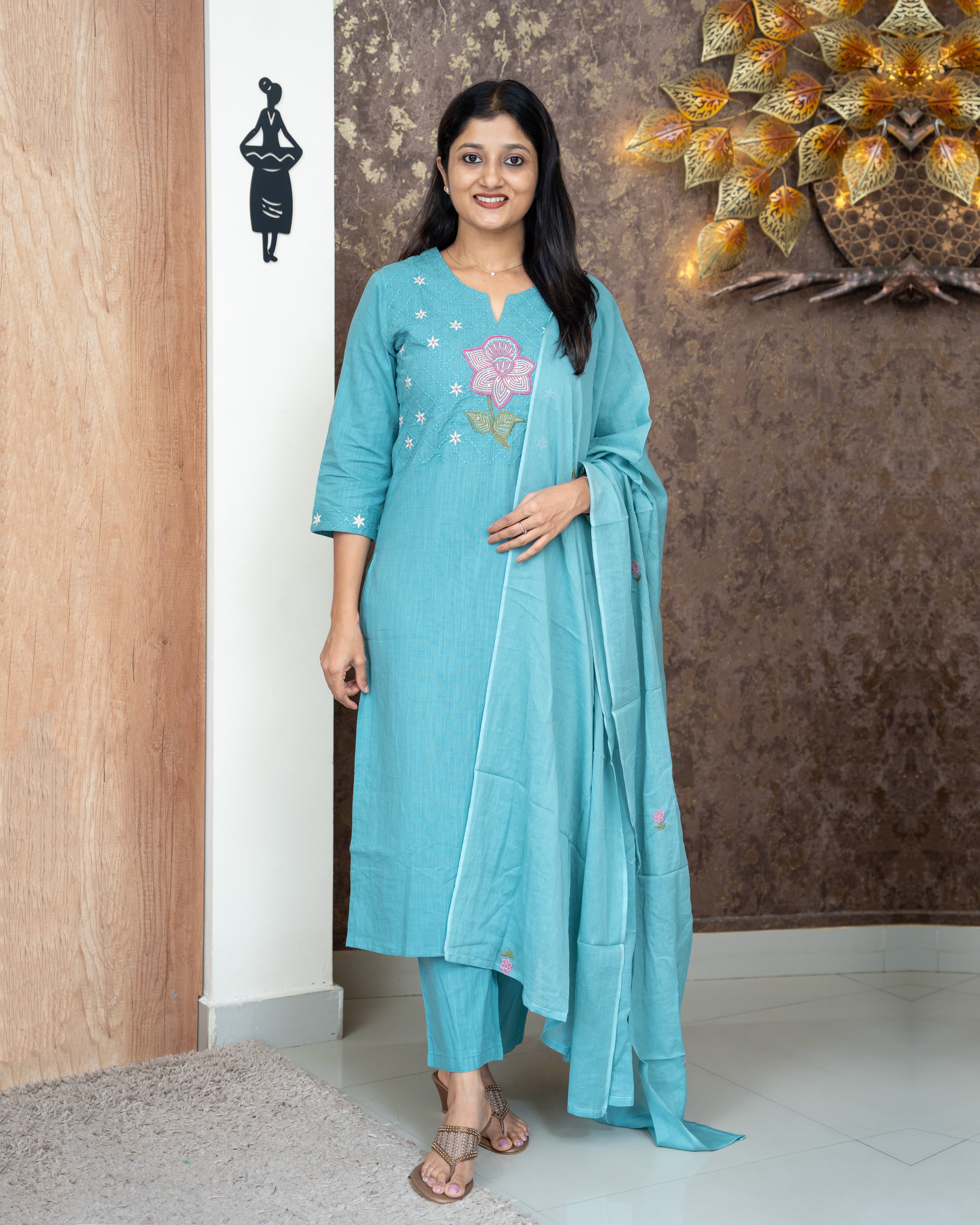 Load image into Gallery viewer, Pure Cotton Suit-4748
