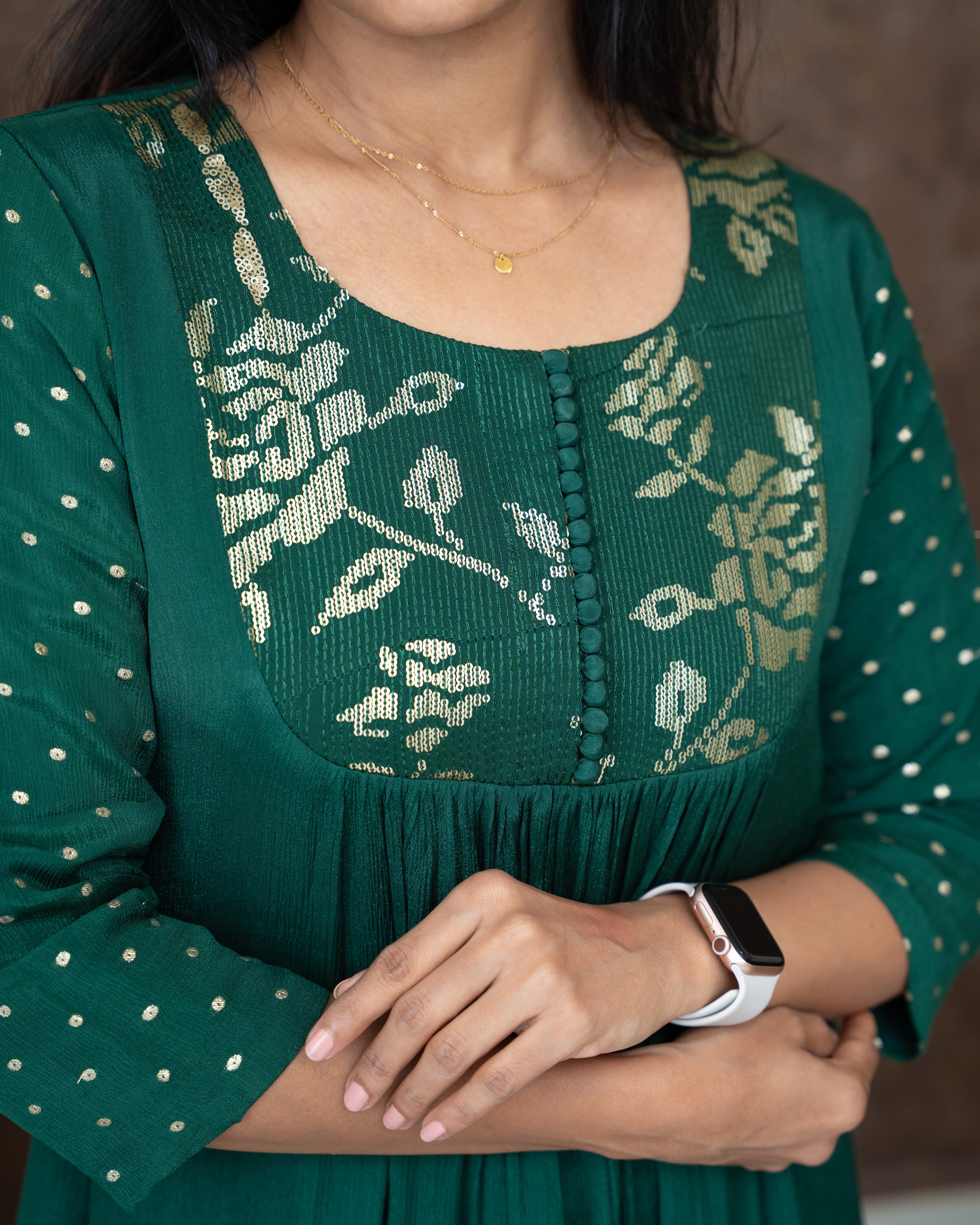 Load image into Gallery viewer, Designer Chinnon Kurti (Pre-Order)- 829
